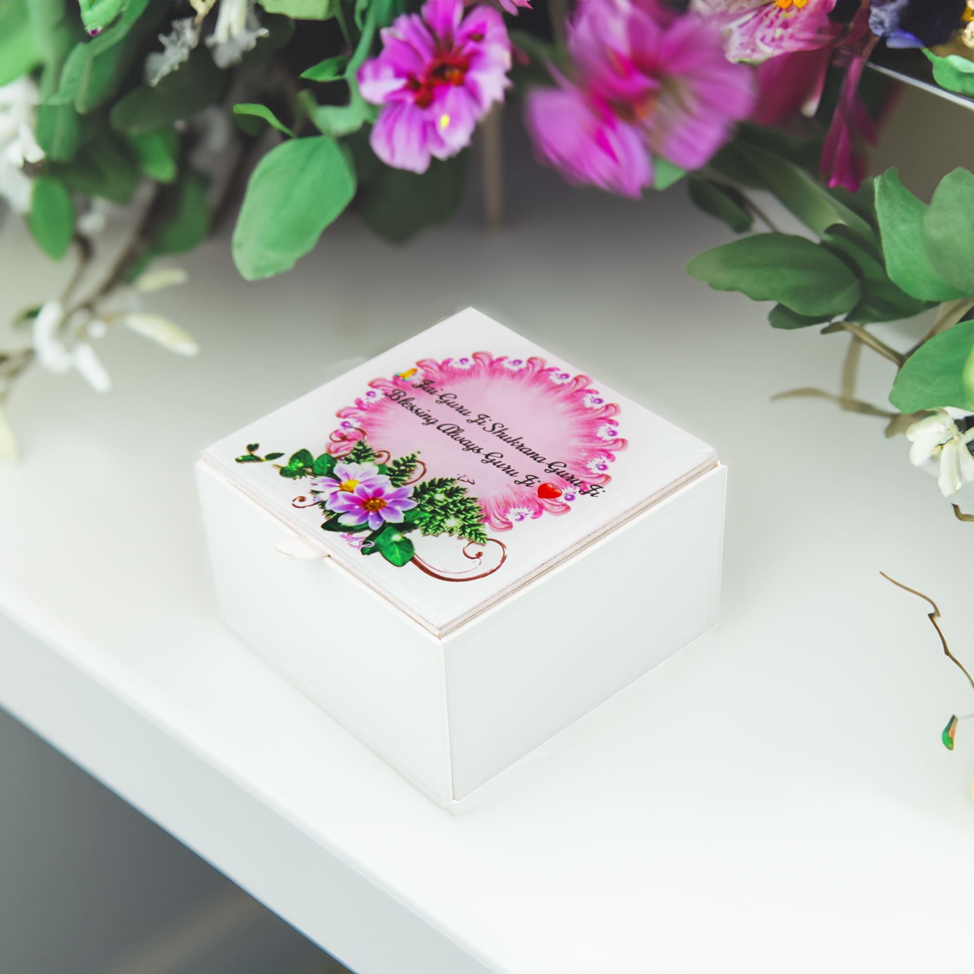 Guruji Blessings White Box for Pooja & Prasad-TH-4817