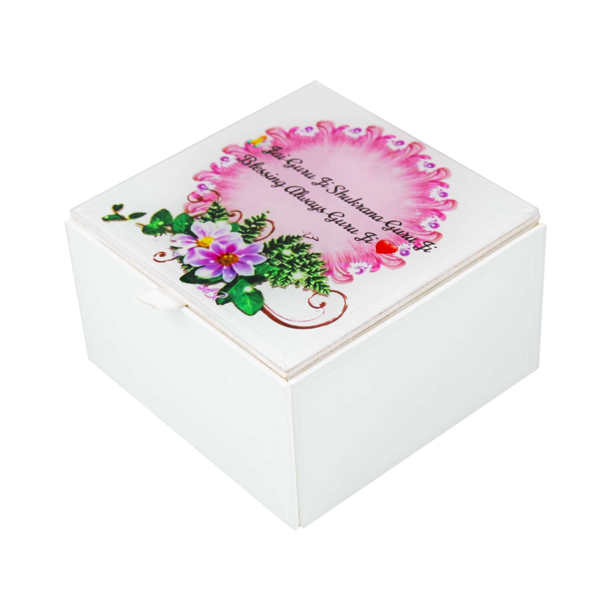 Guruji Blessings White Box for Pooja & Prasad-TH-4817