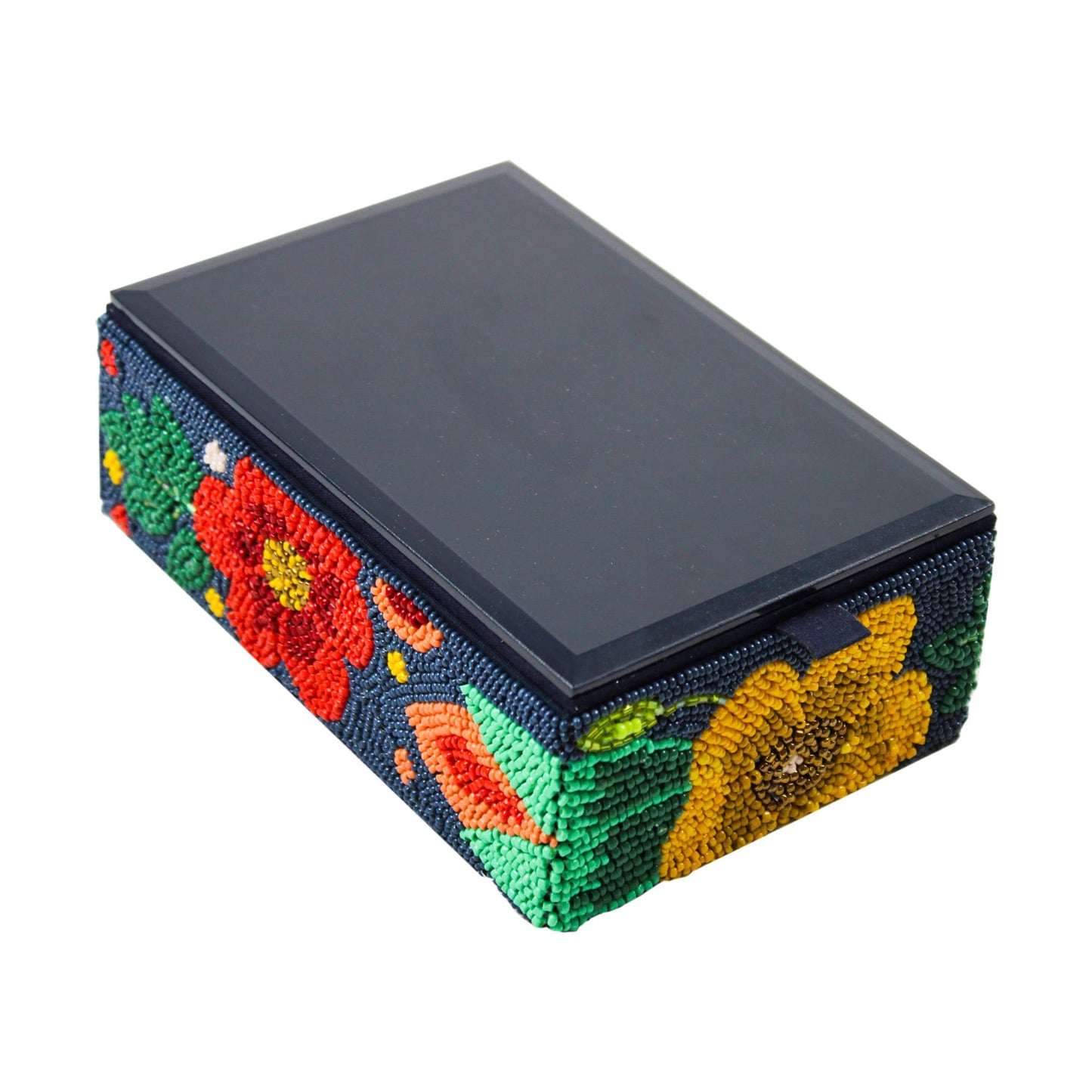 Blue Beaded Multipurpose Storage Box