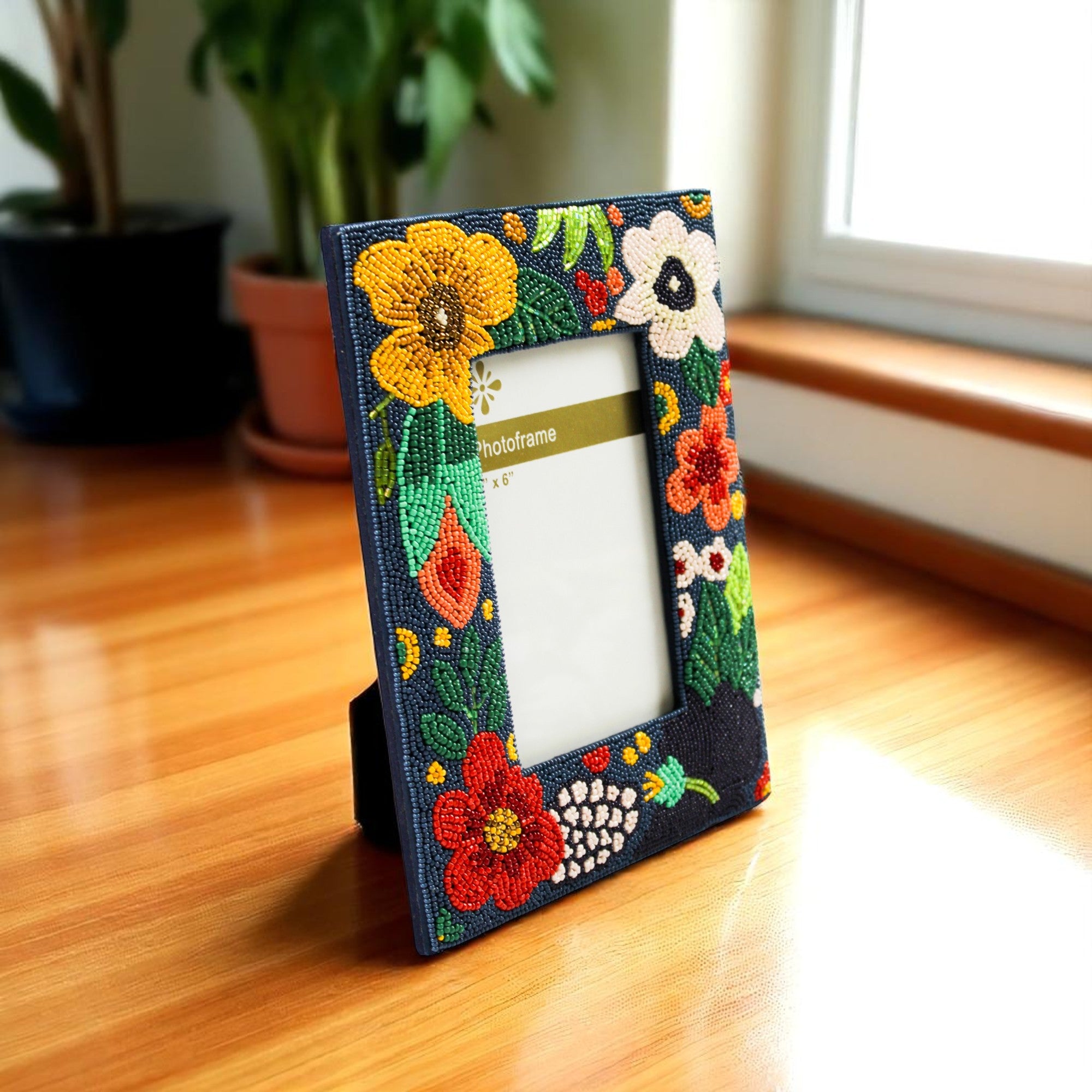 Designer Flower 4X6 Photo Frame
