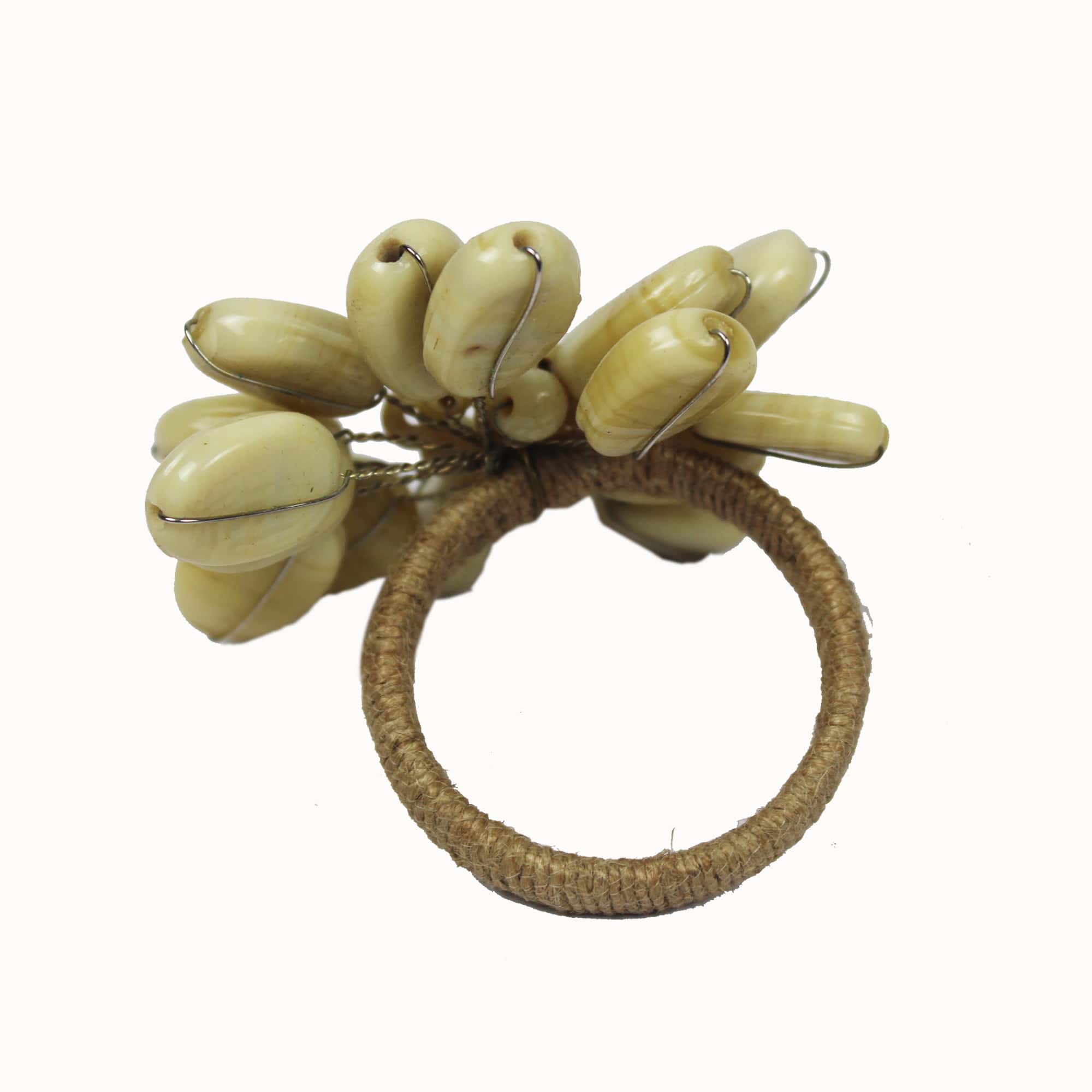 Shell Napkin Ring Set of Four