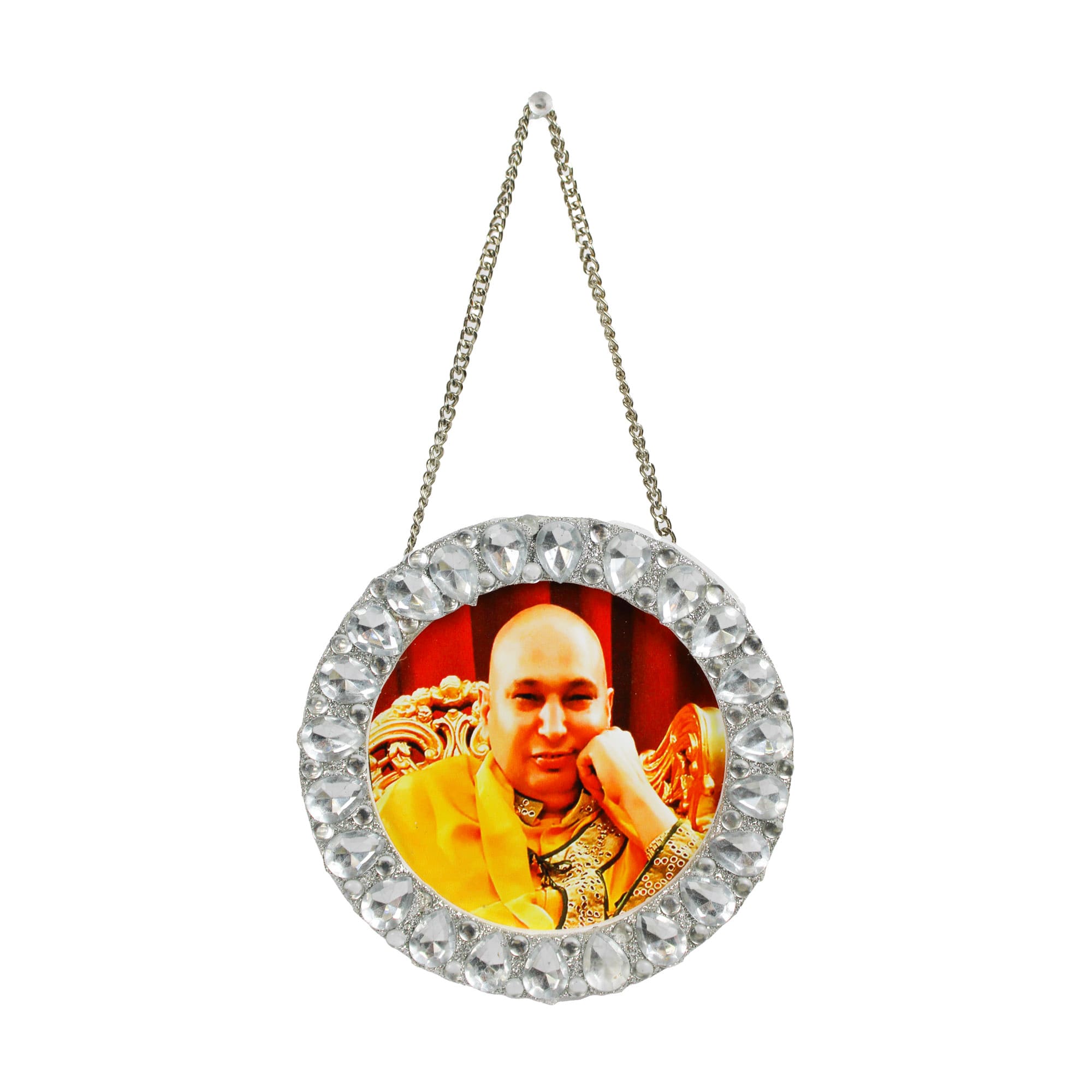 Guruji Swaroop Jewelled Photo Frame for Gifting - TH-4840
