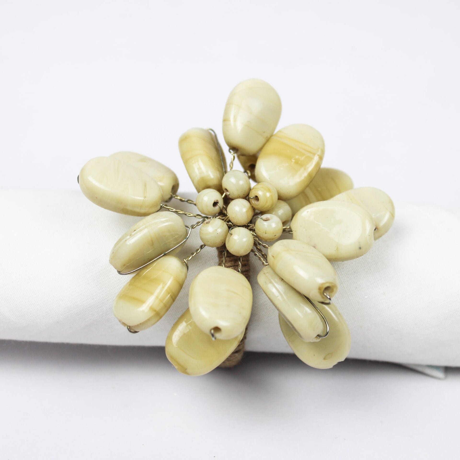 Shell Napkin Ring Set of Four