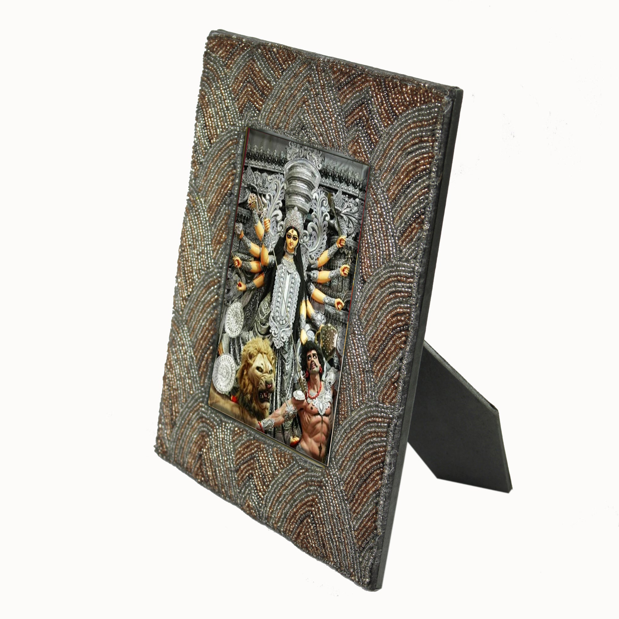 Mahishasur Mardini Durga Mata Photo Frame for Blessings