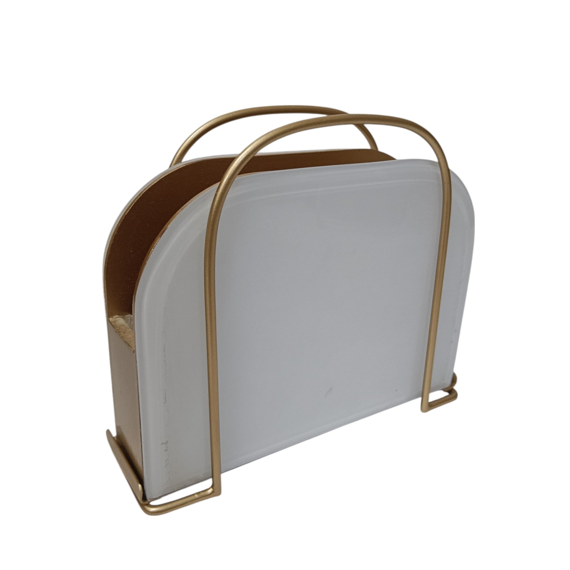 Designer White Tissue Holder