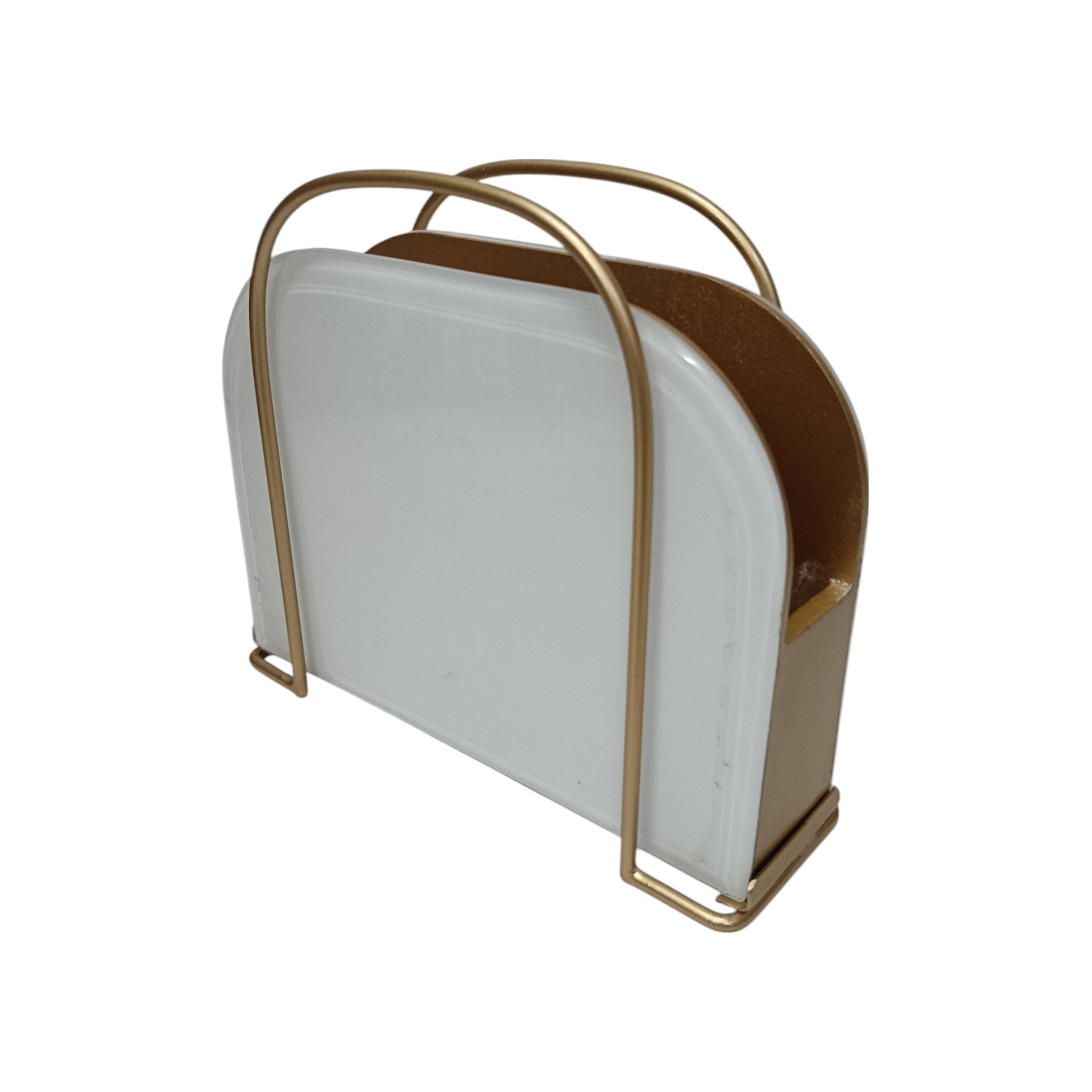 Designer White Tissue Holder