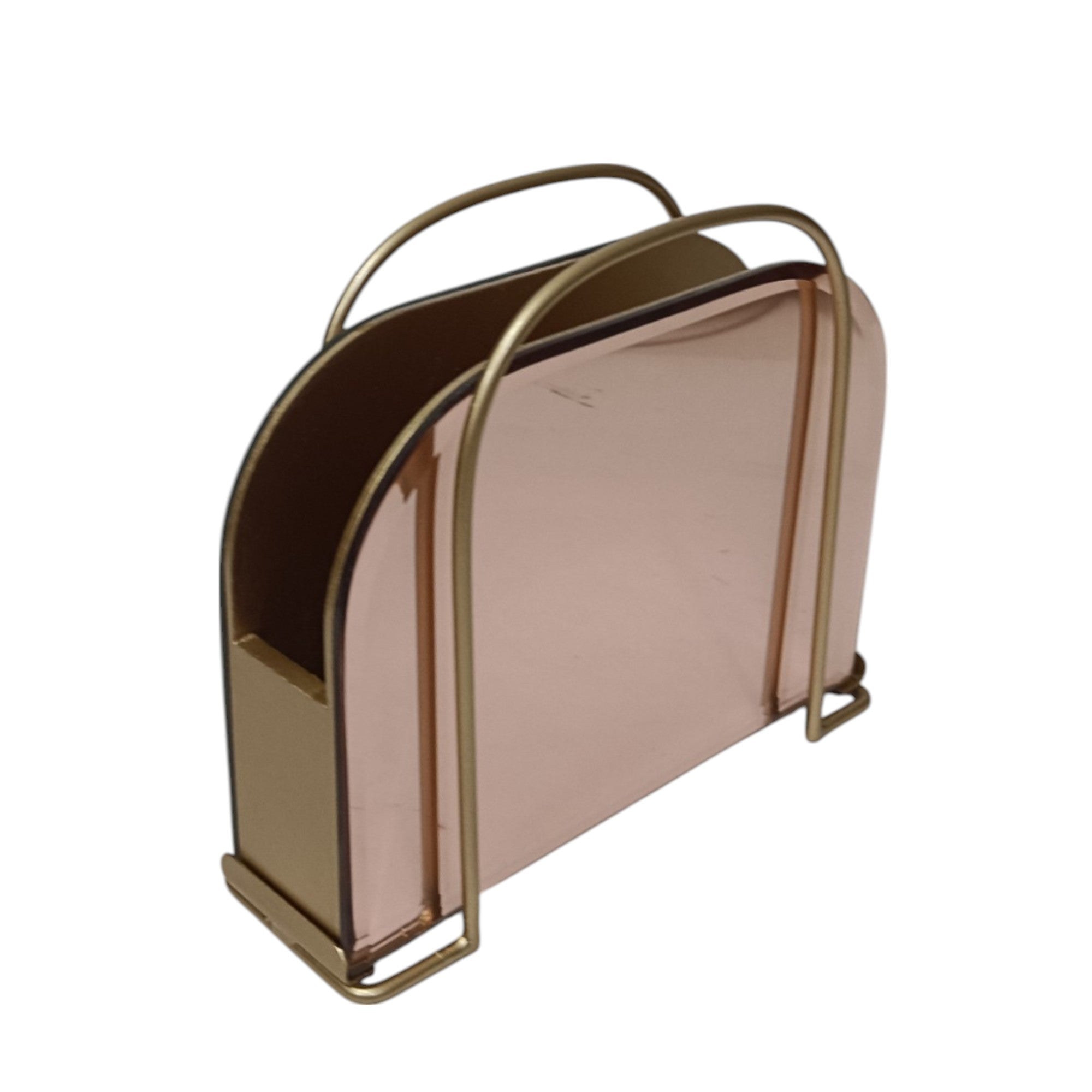 Designer Rose Gold Tissue Holder