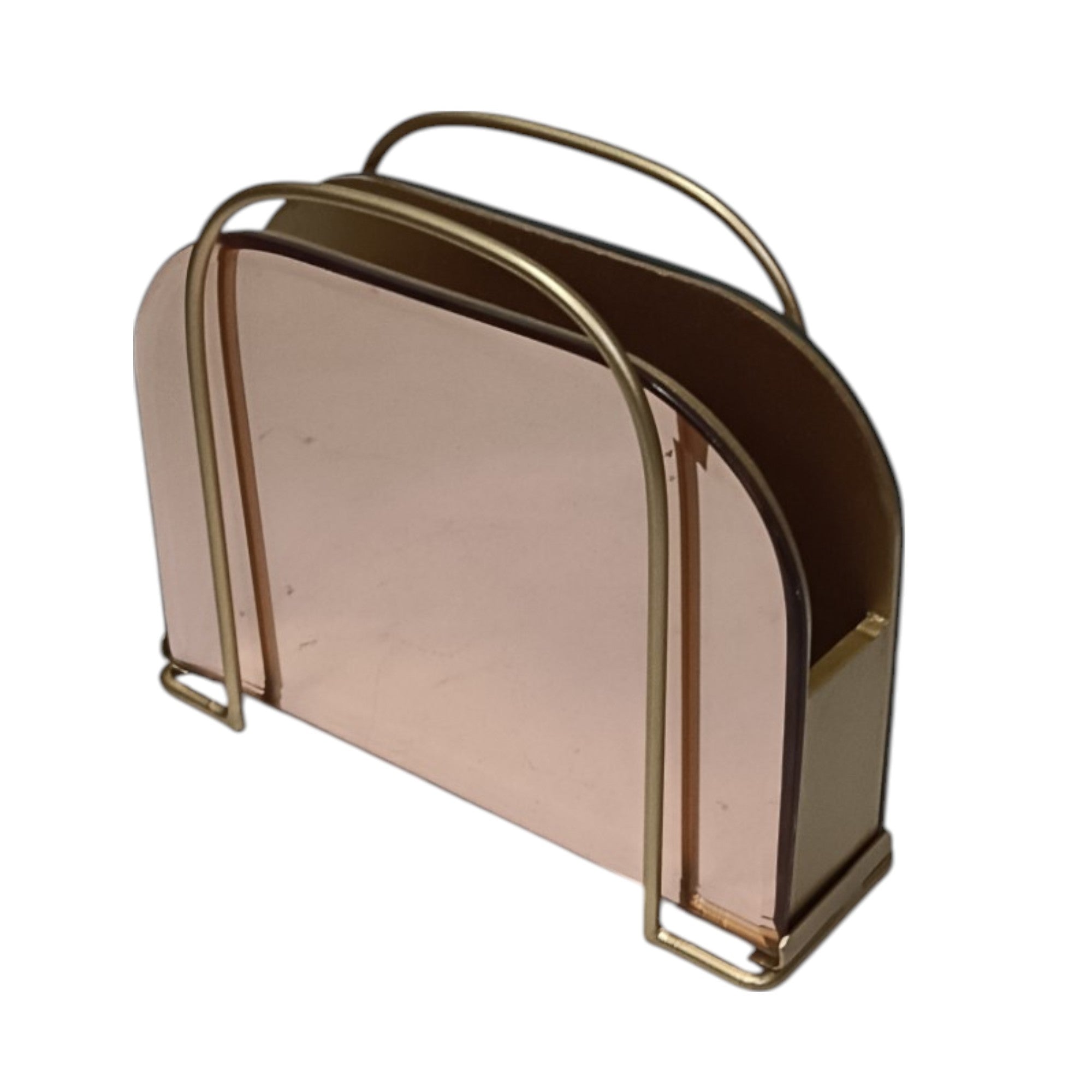 Designer Rose Gold Tissue Holder