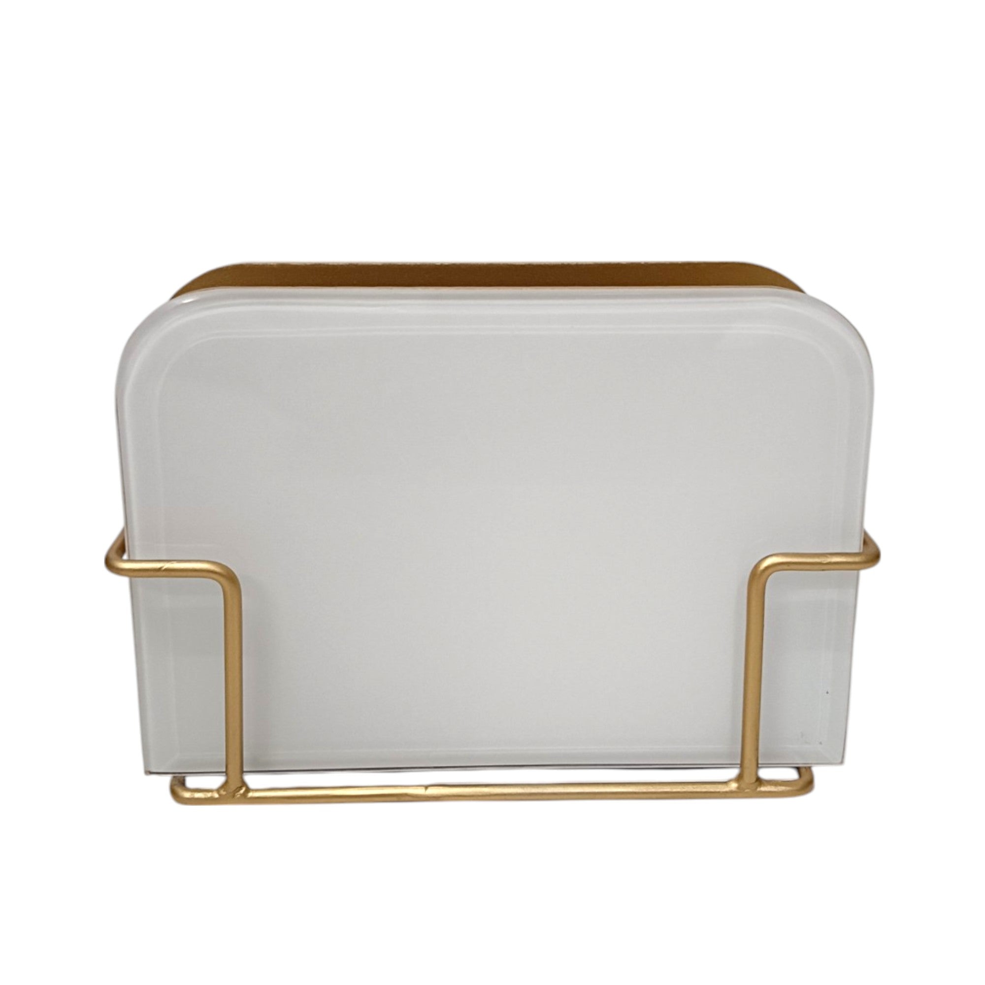 Designer White Tissue Holder