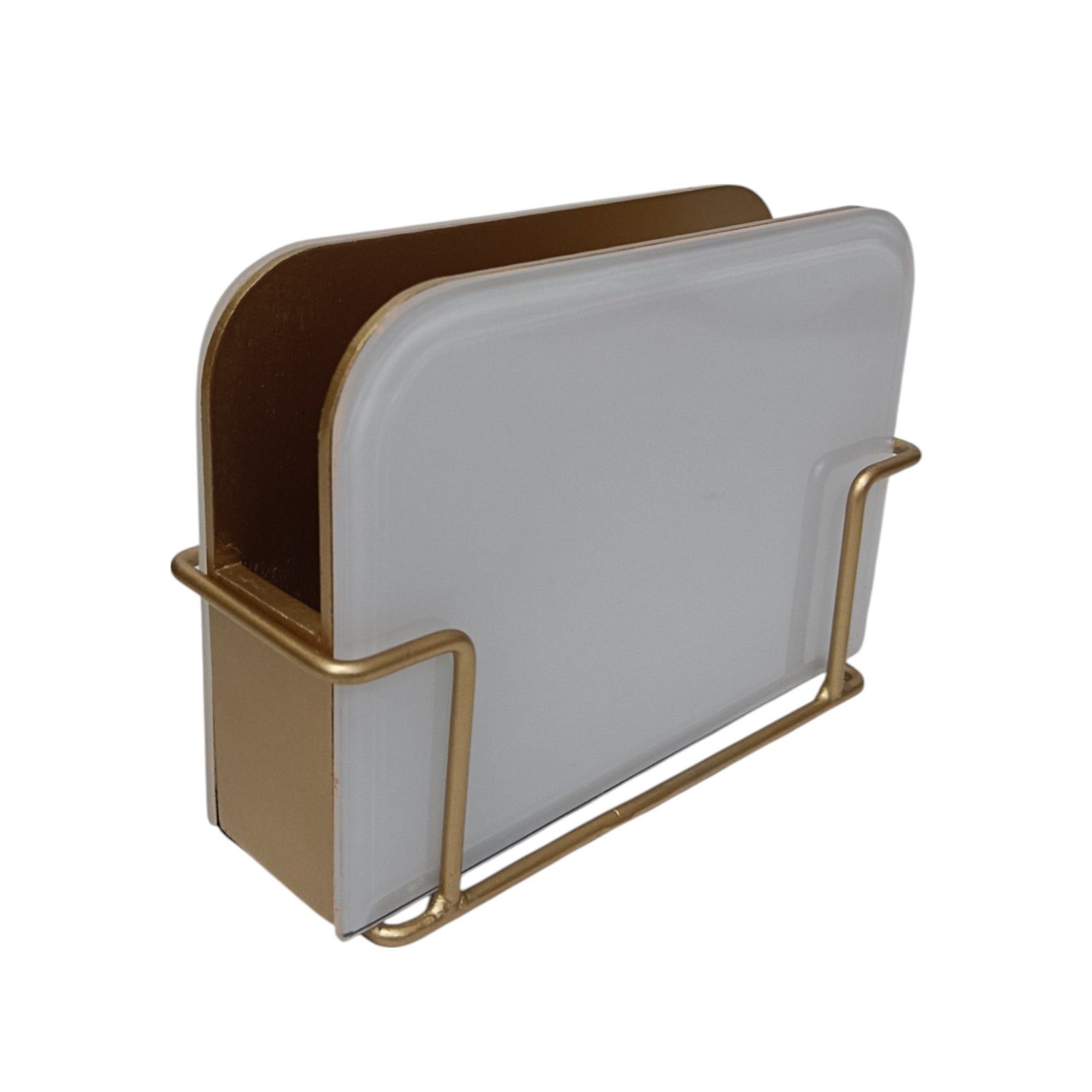 Designer White Tissue Holder