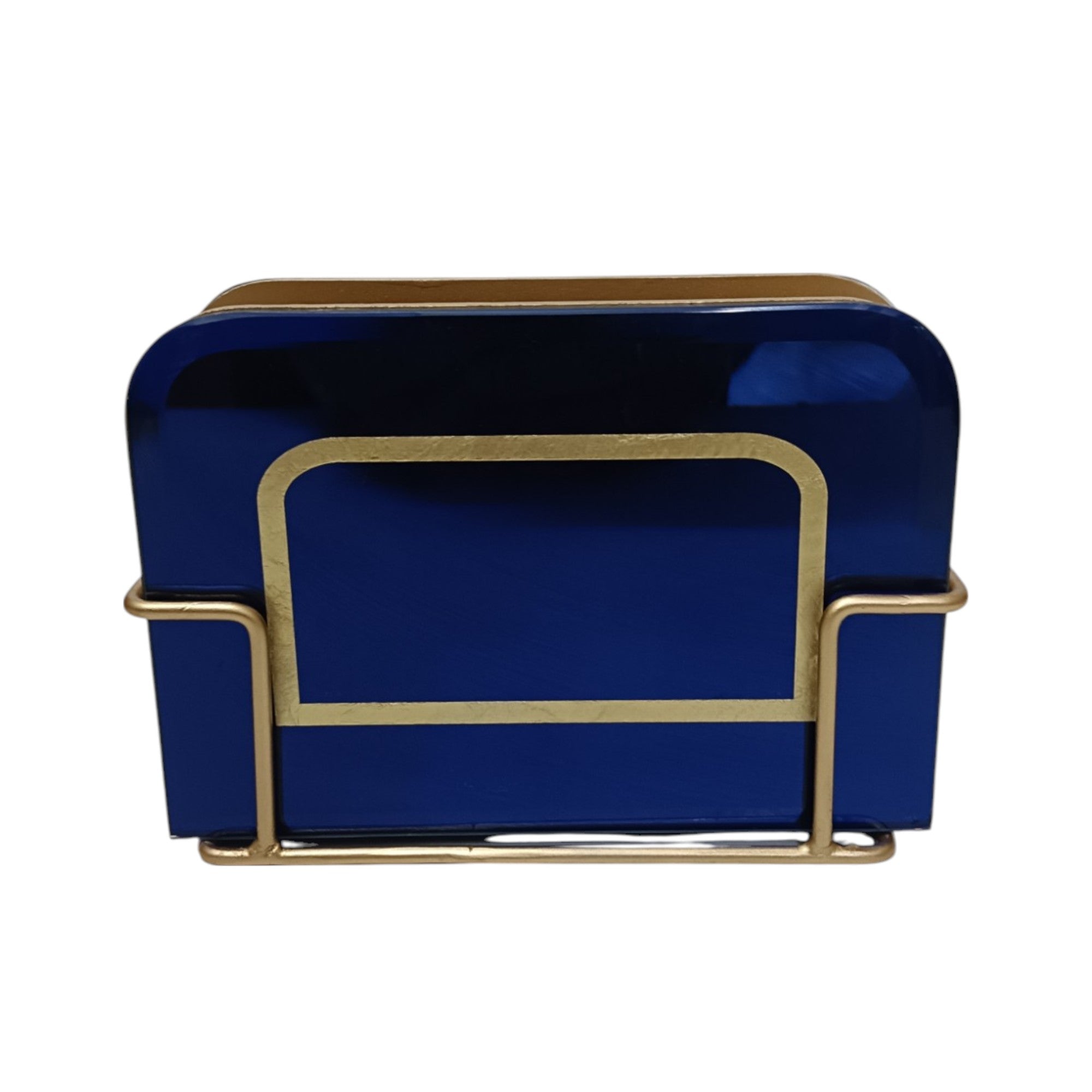 Designer Blue Tissue Holder