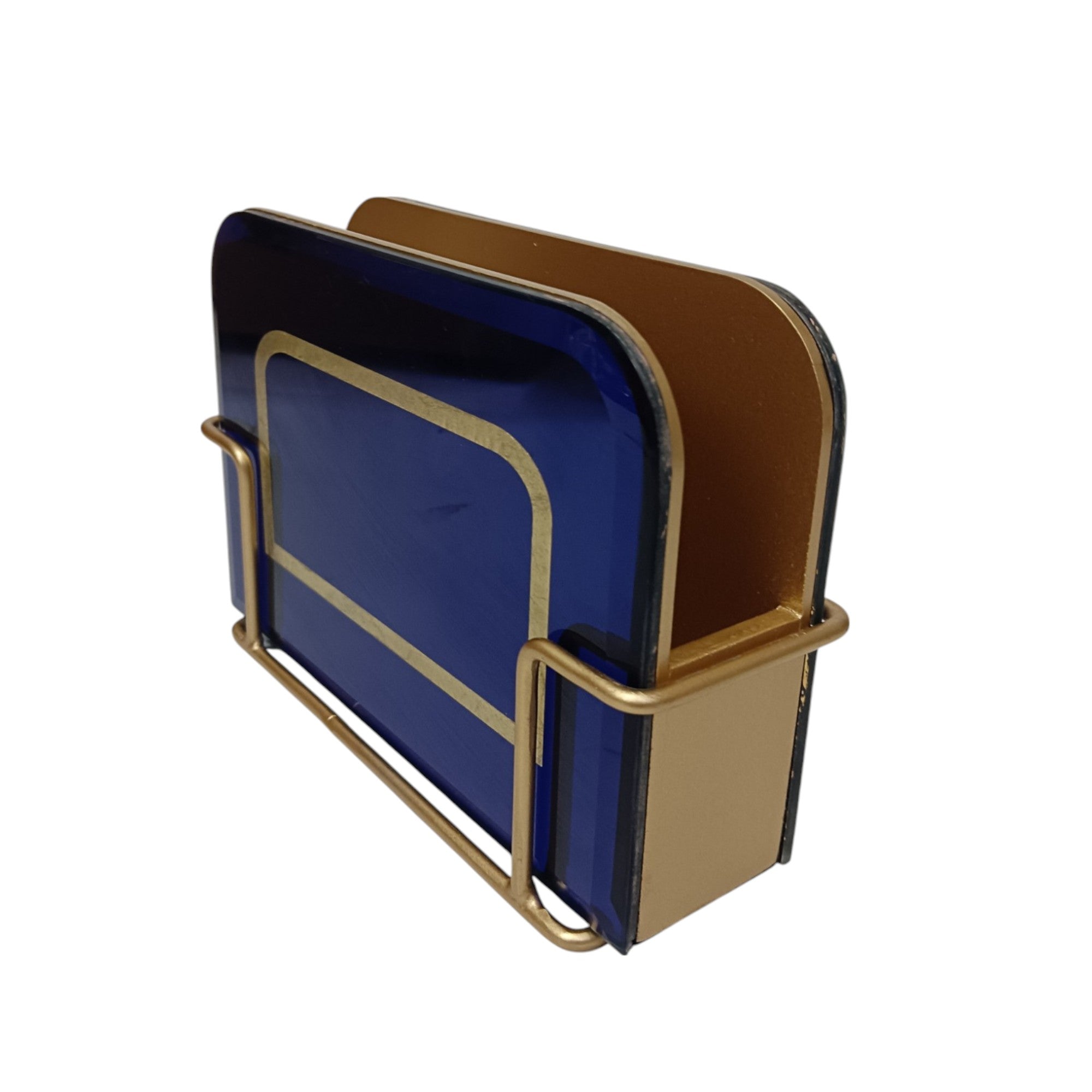 Designer Blue Tissue Holder