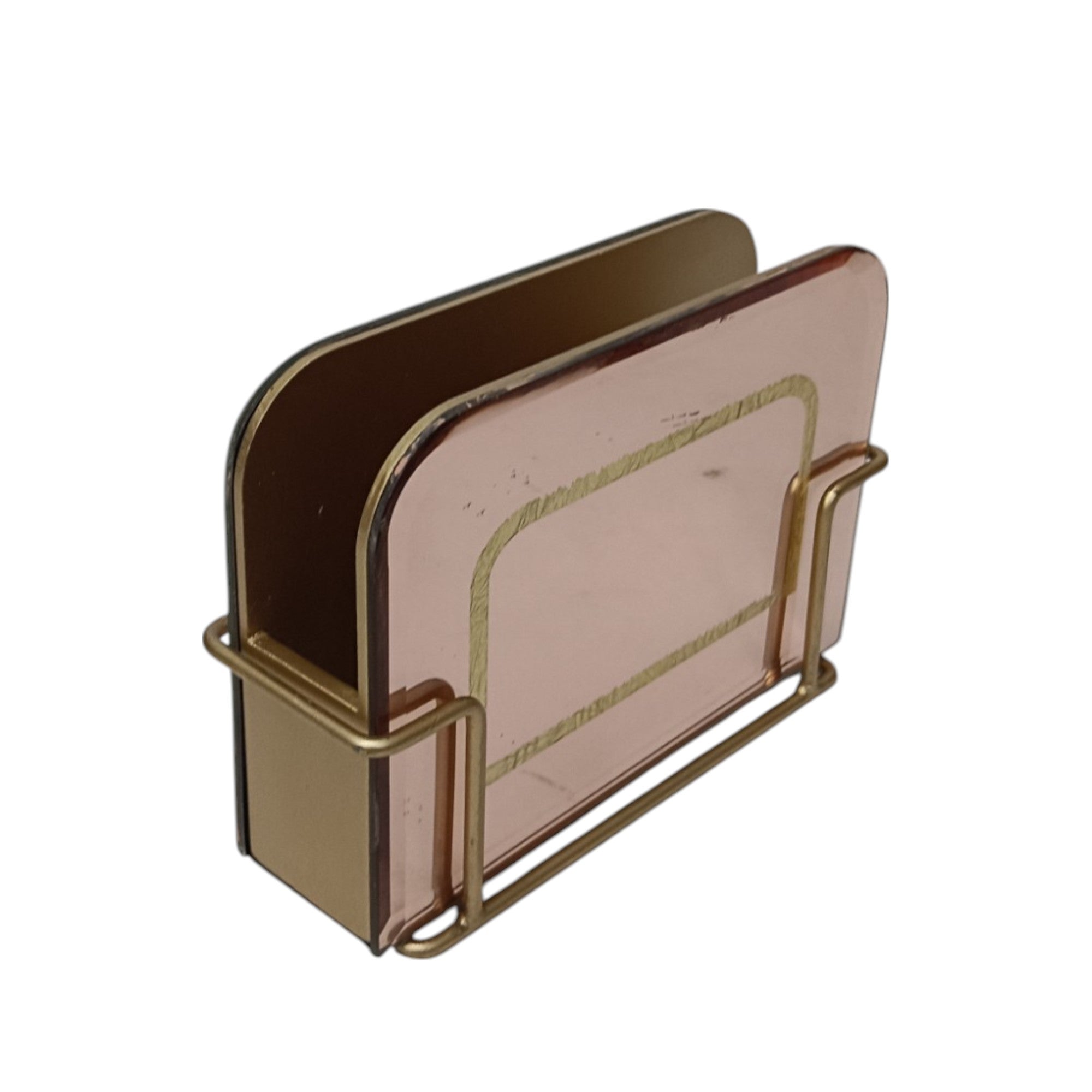 Designer Rose Gold Tissue Holder