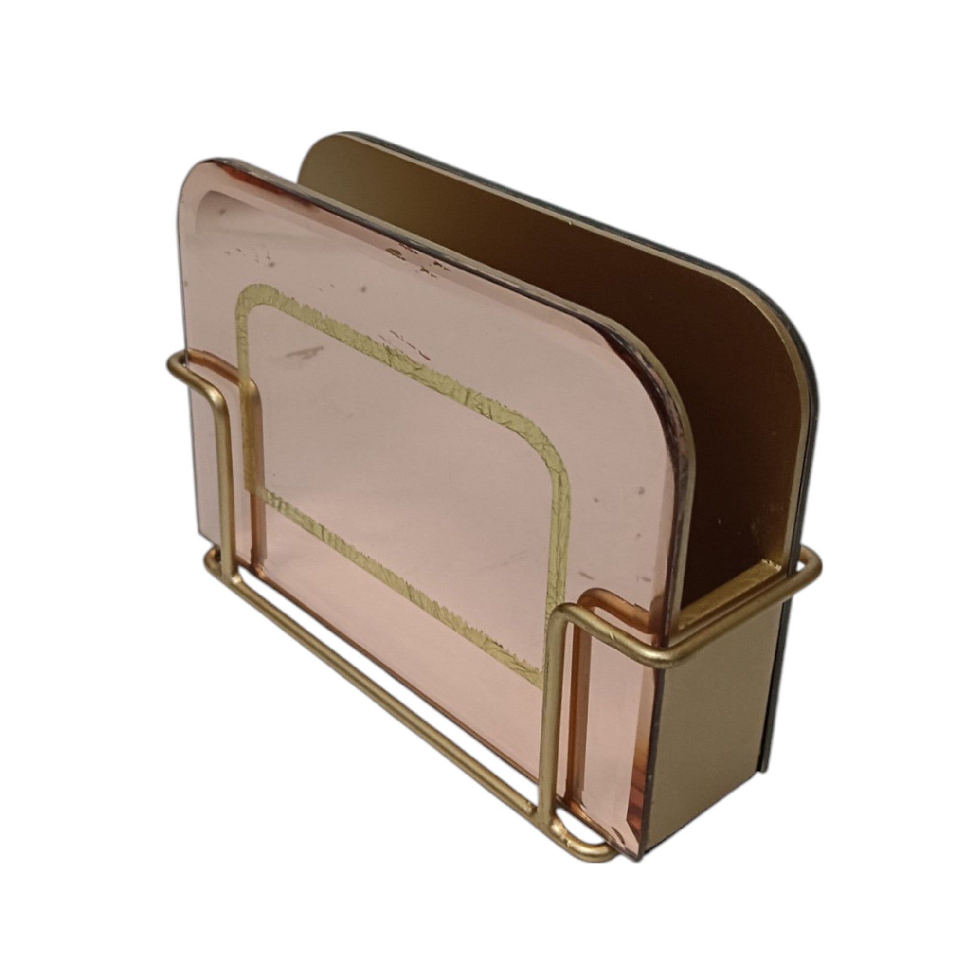 Designer Rose Gold Tissue Holder