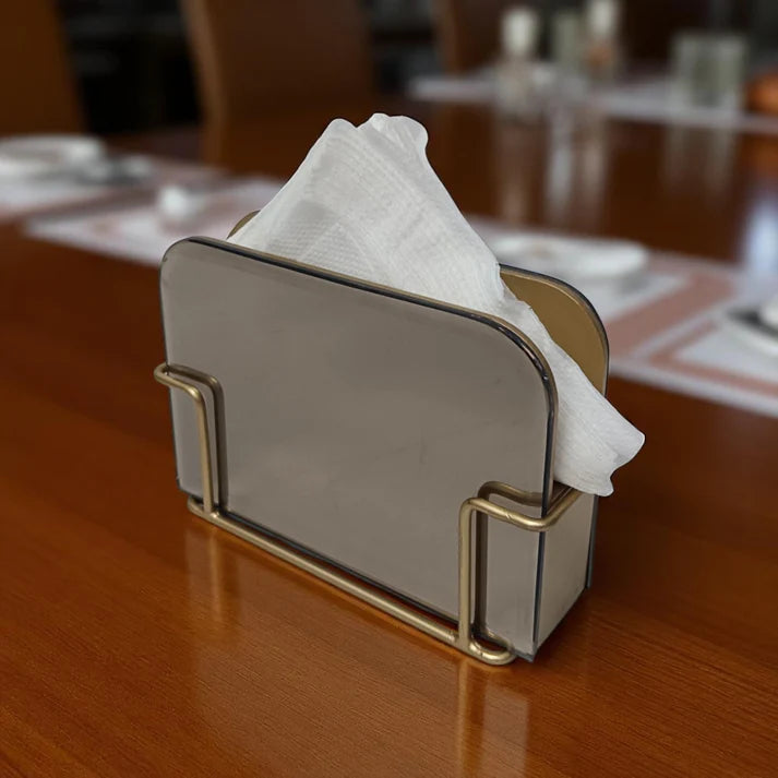 Designer Rose Gold Tissue Holder