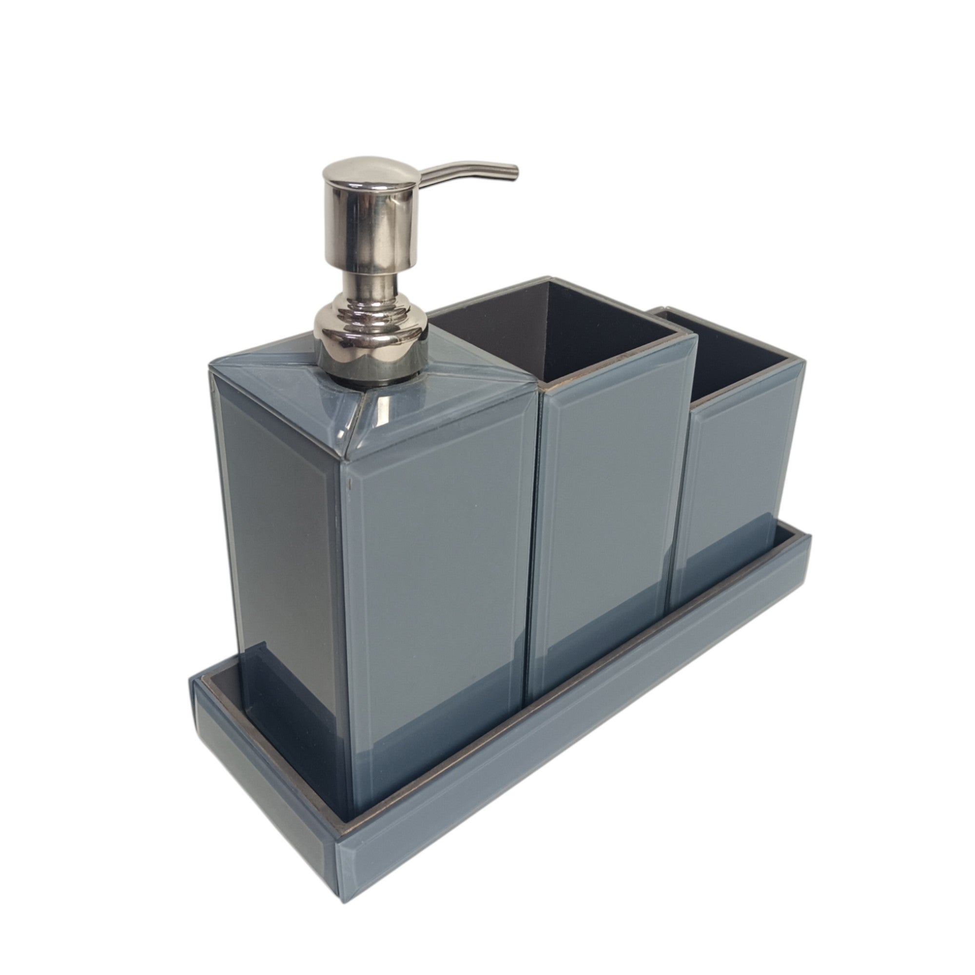 Luxury Glass 4 Pieces Bathroom Accessory Set