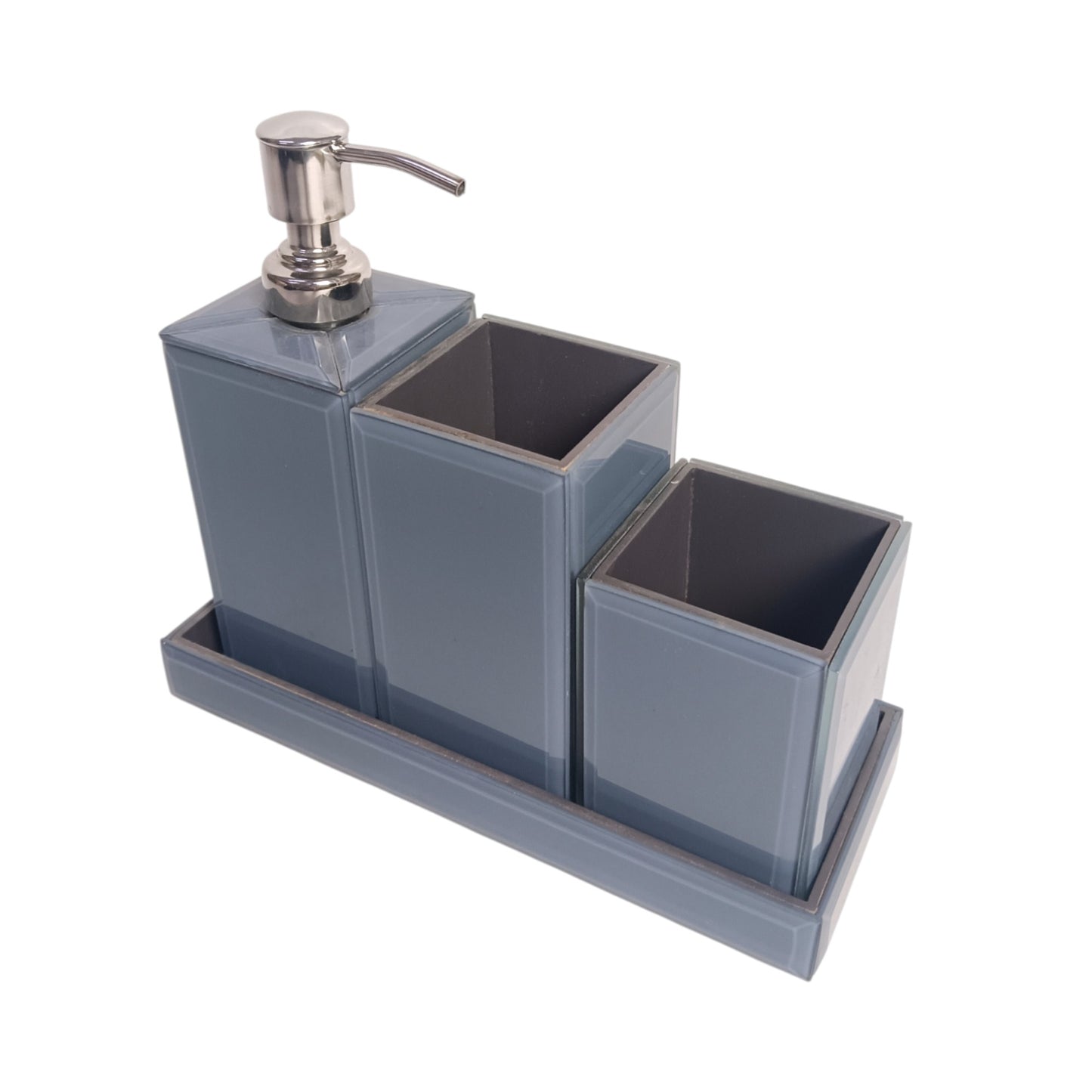 Luxury Glass 4 Pieces Bathroom Accessory Set