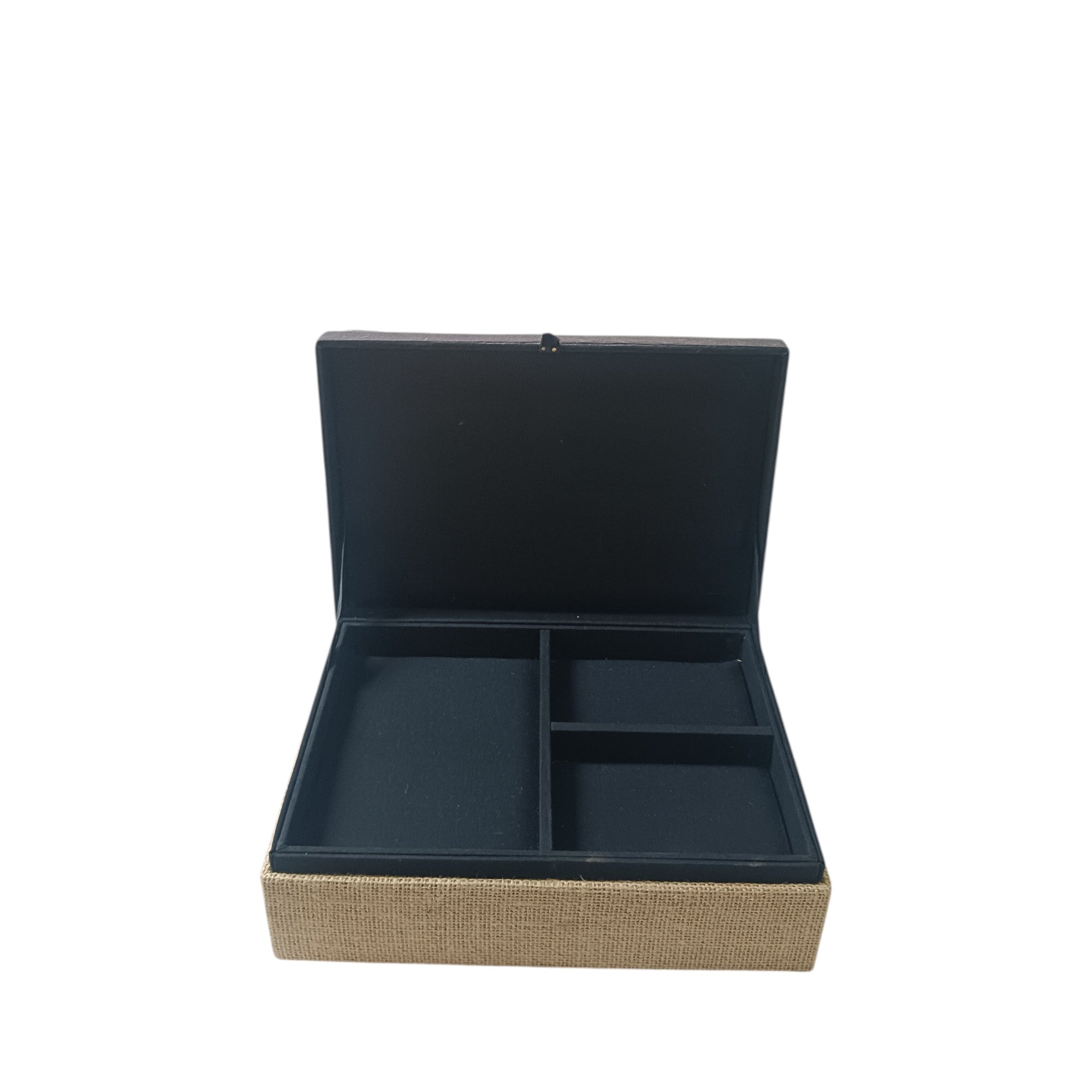 Geometric Monochrome Bone Inlay Box