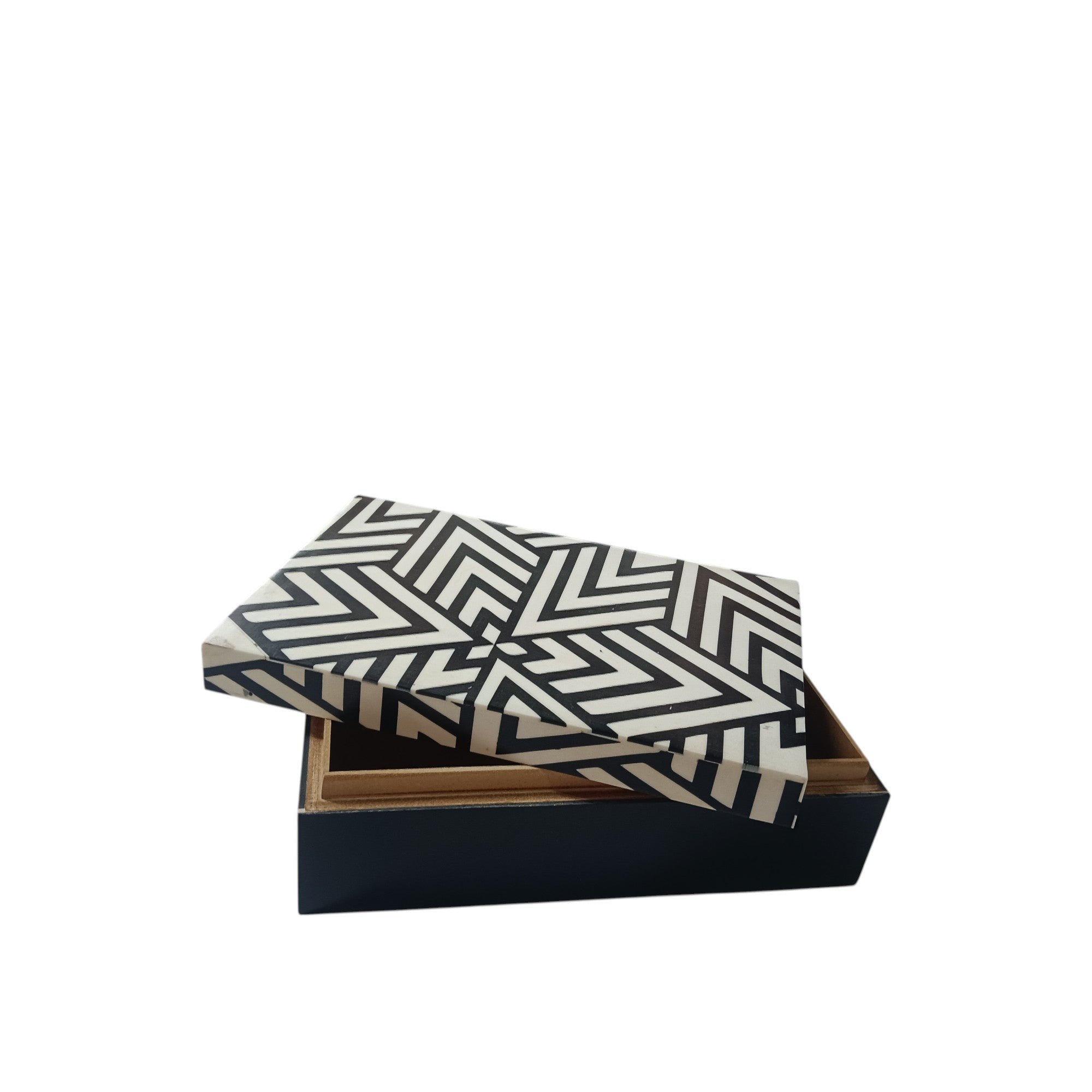 Artisan Bone Inlay & Metallic Accent Boxes