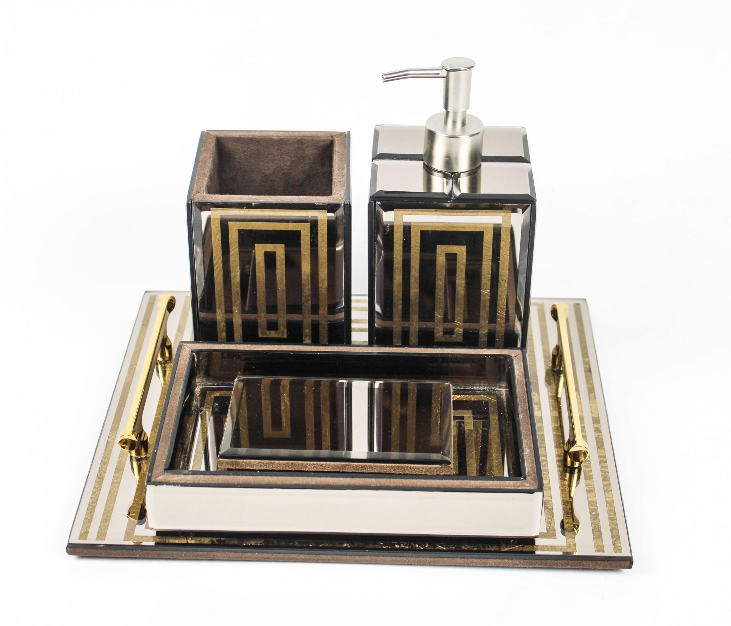 Designer 5-Pieces Bath Accessories Set for Modern Look