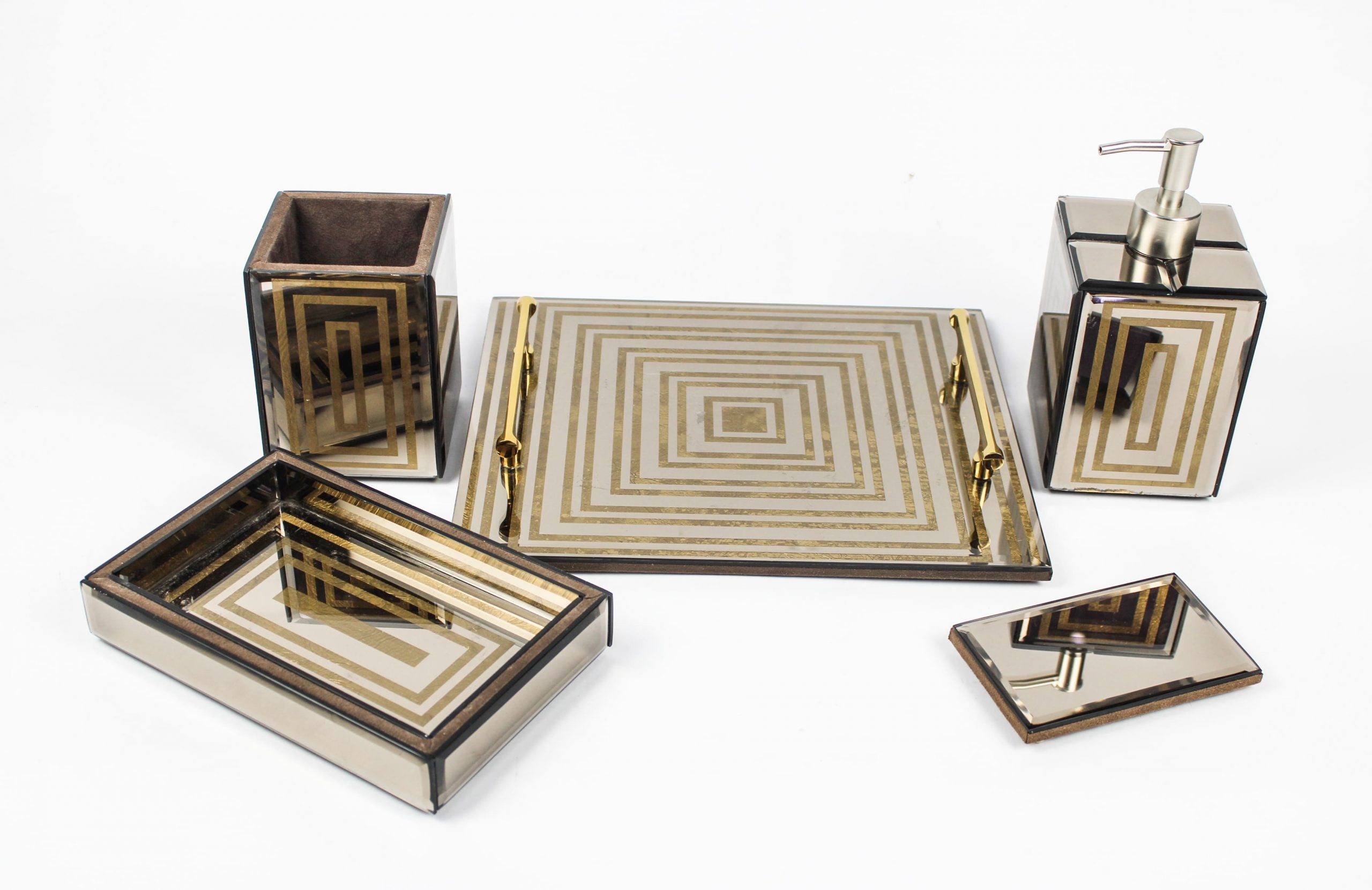 Designer 5-Pieces Bath Accessories Set for Modern Look