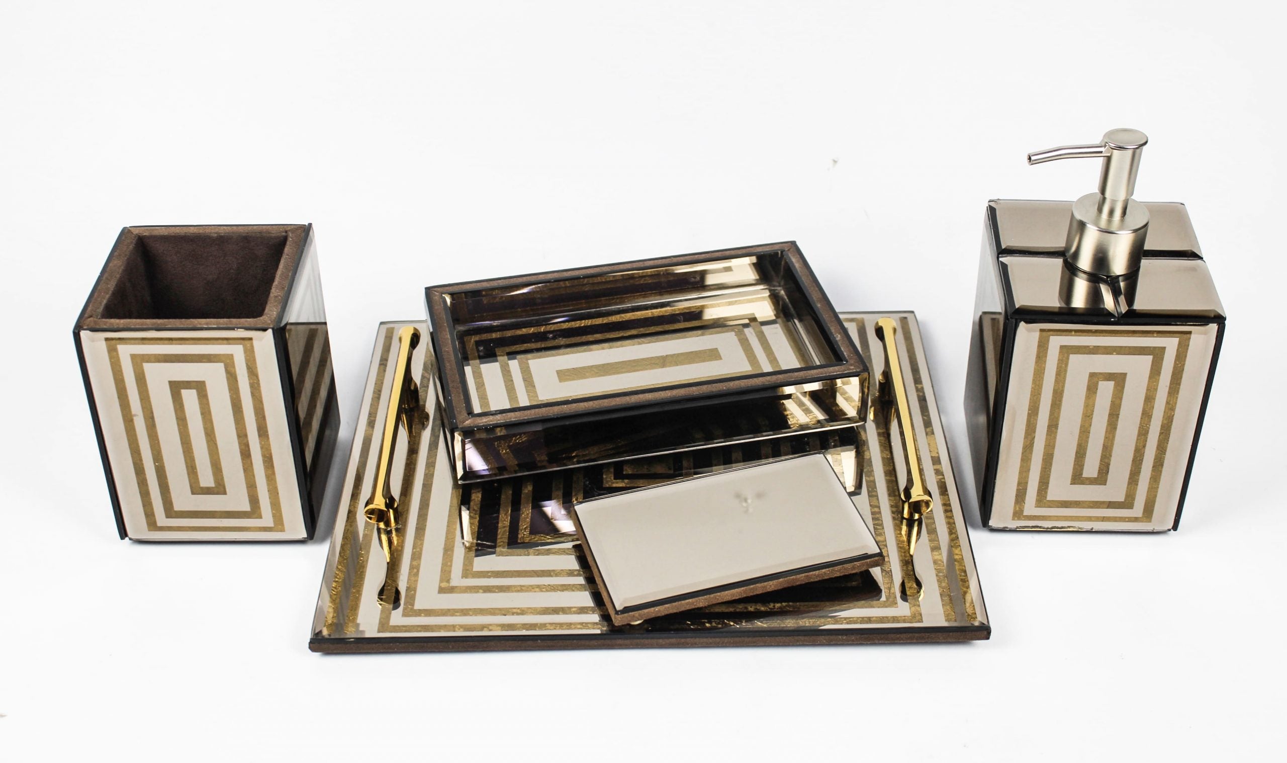 Designer 5-Pieces Bath Accessories Set for Modern Look