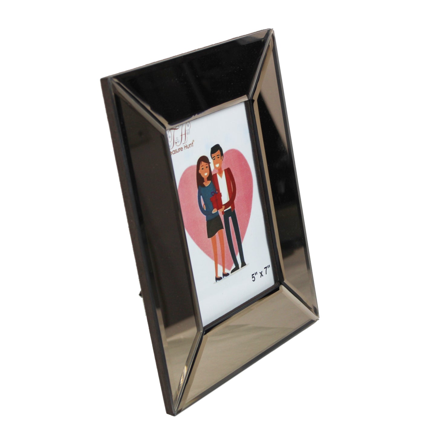 Brown Glass Photo Frame (Size: 5 x 7)