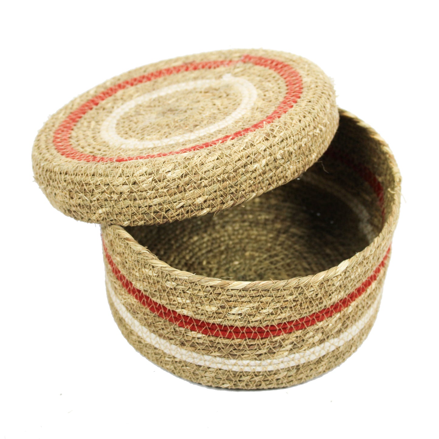 Multipurpose Sea Grass Basket with Lid