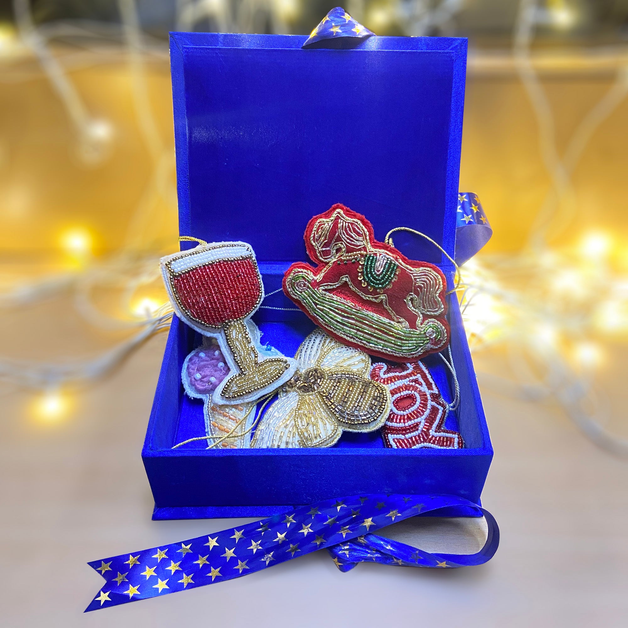 Gift Box for Christmas (Blue Color)