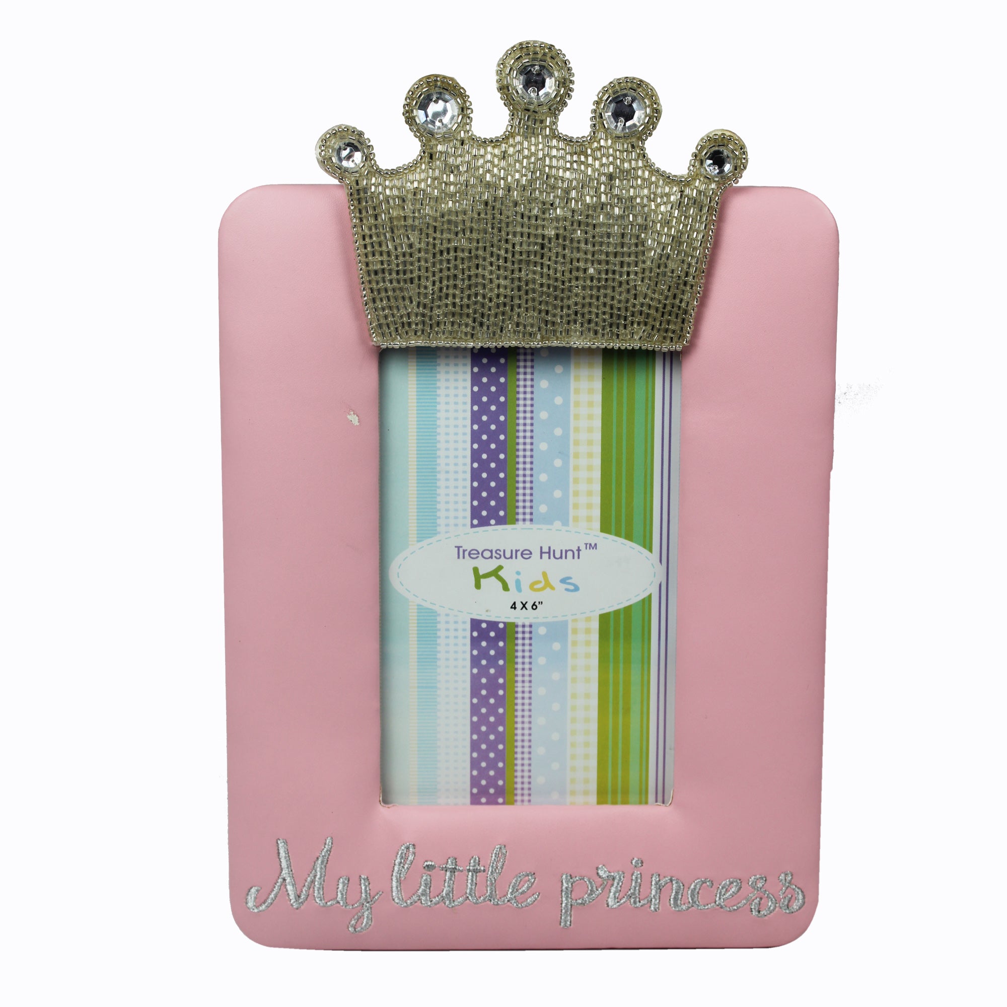 Crown Beaded Photo Frame for Girls
