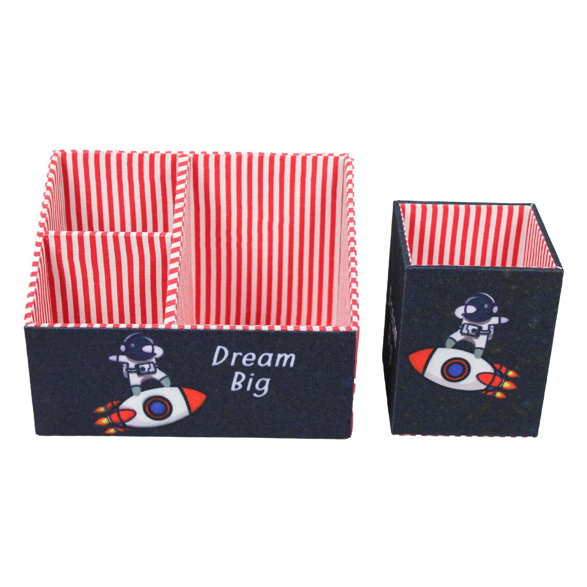 Astronaut Design Stationary Organizer & Pen Holder (Set of 2)