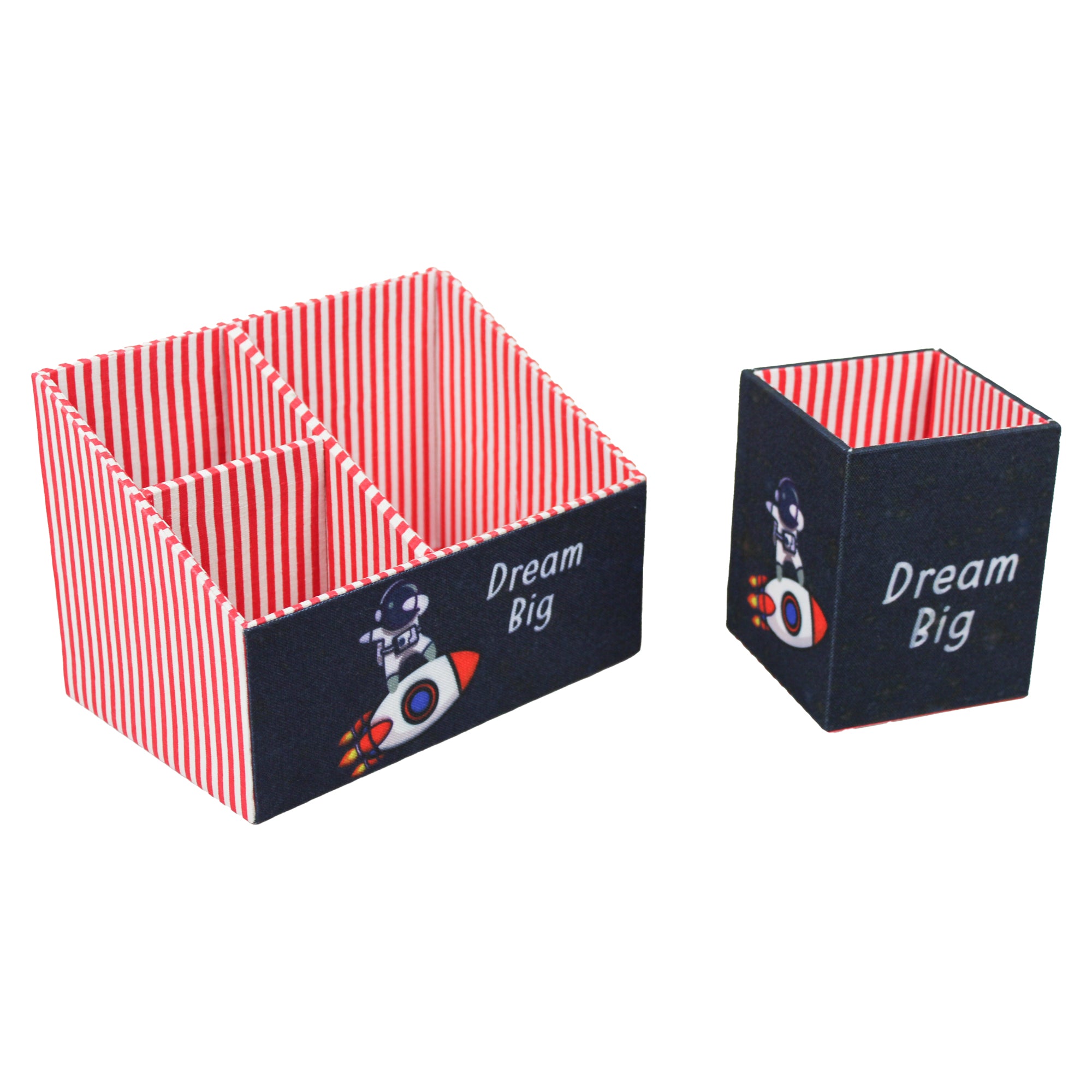 Astronaut Design Stationary Organizer & Pen Holder (Set of 2)