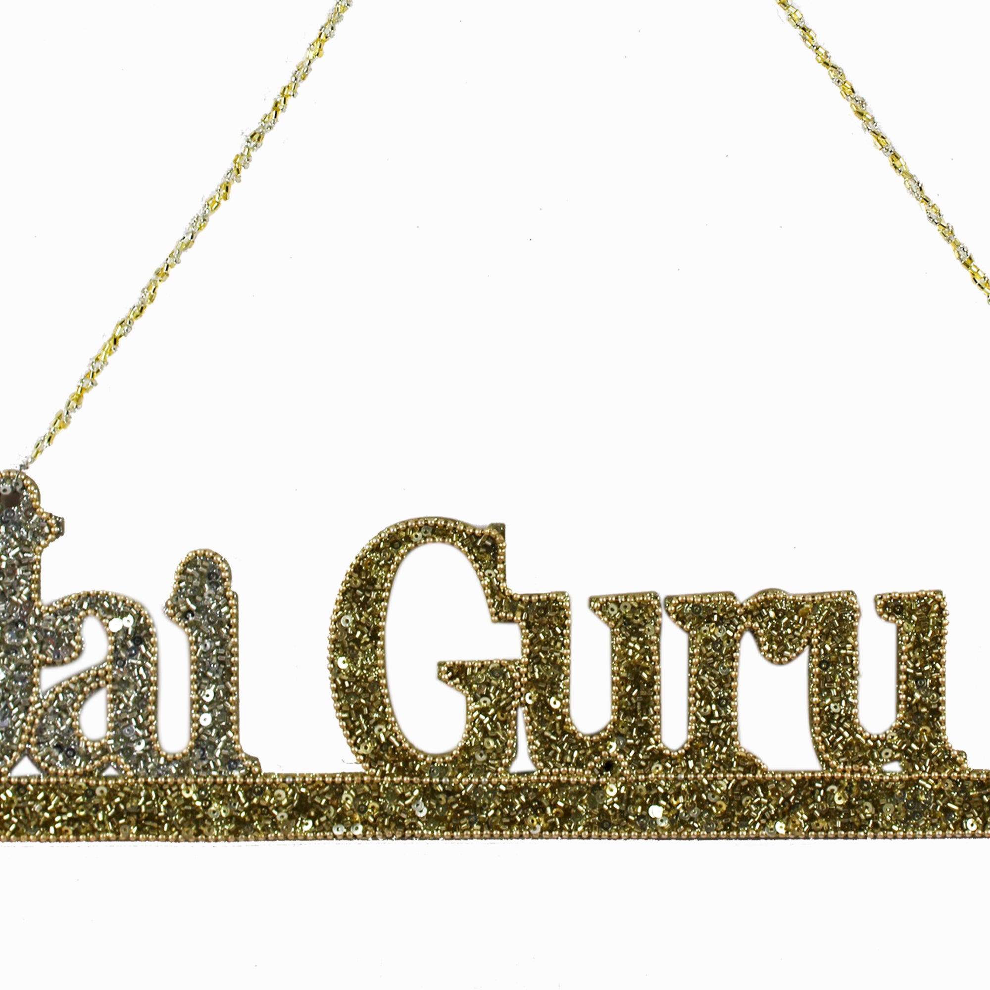  Handcrafted Jai Guru Ji Wall Hanging-TH-3413 