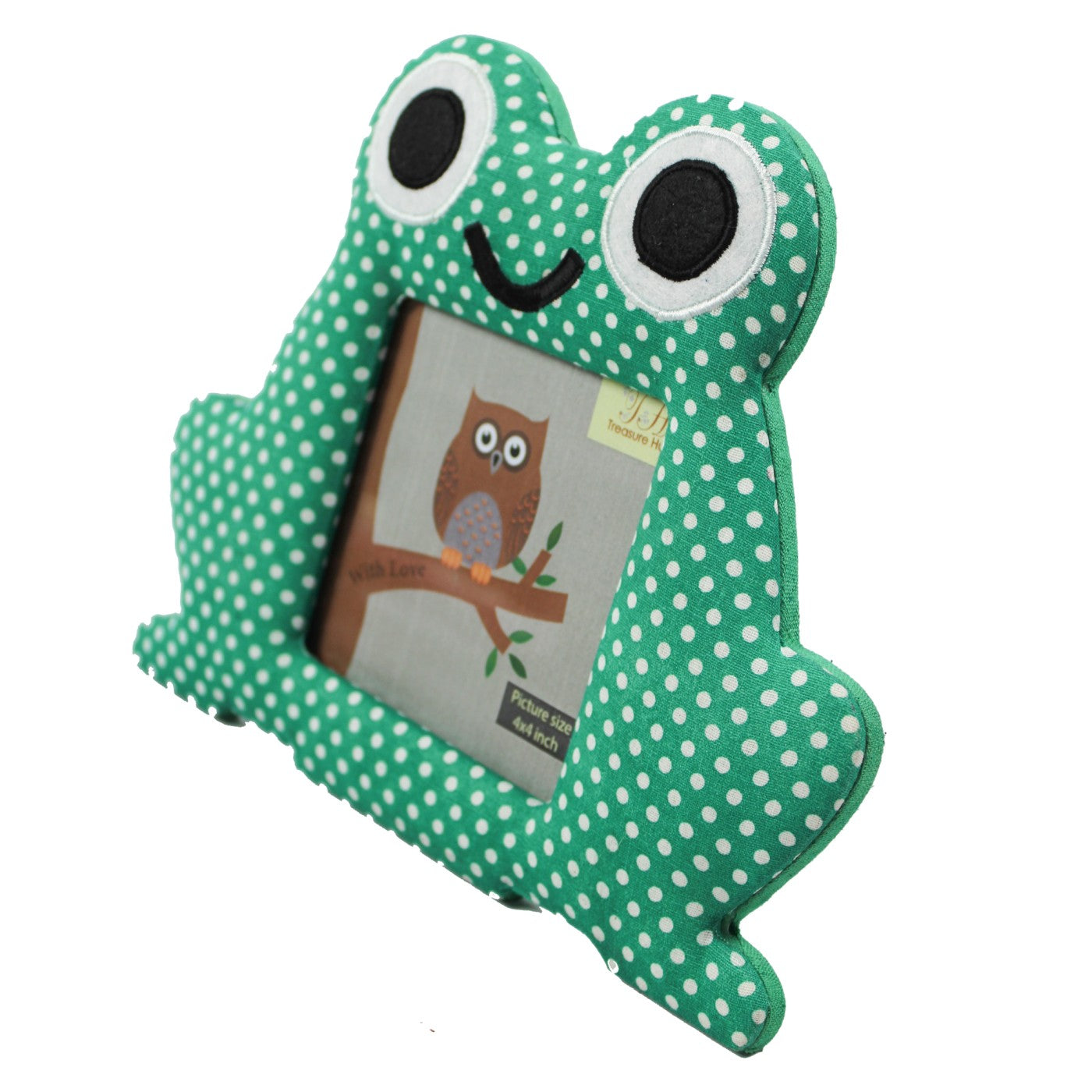 Polka Dots Frog Picture Frame