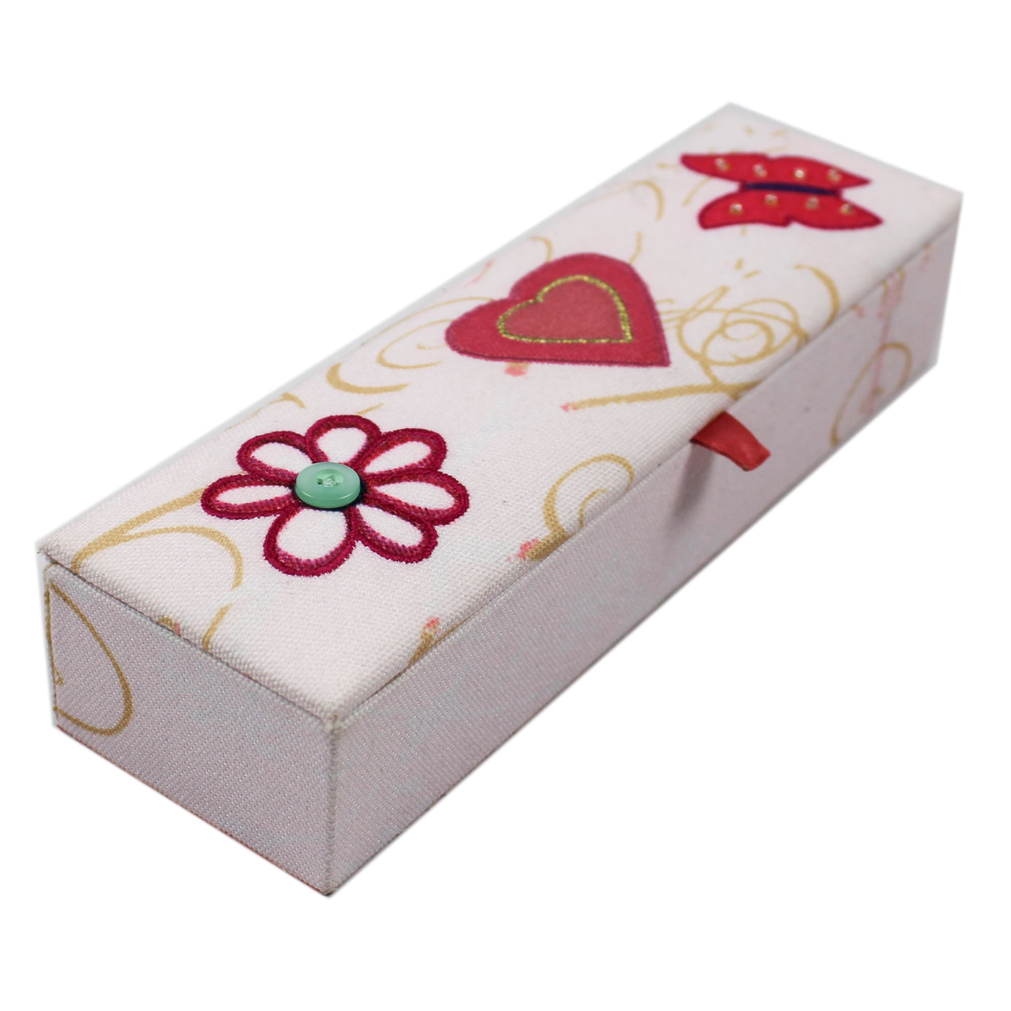 Embroidered Pencil Box for Kids