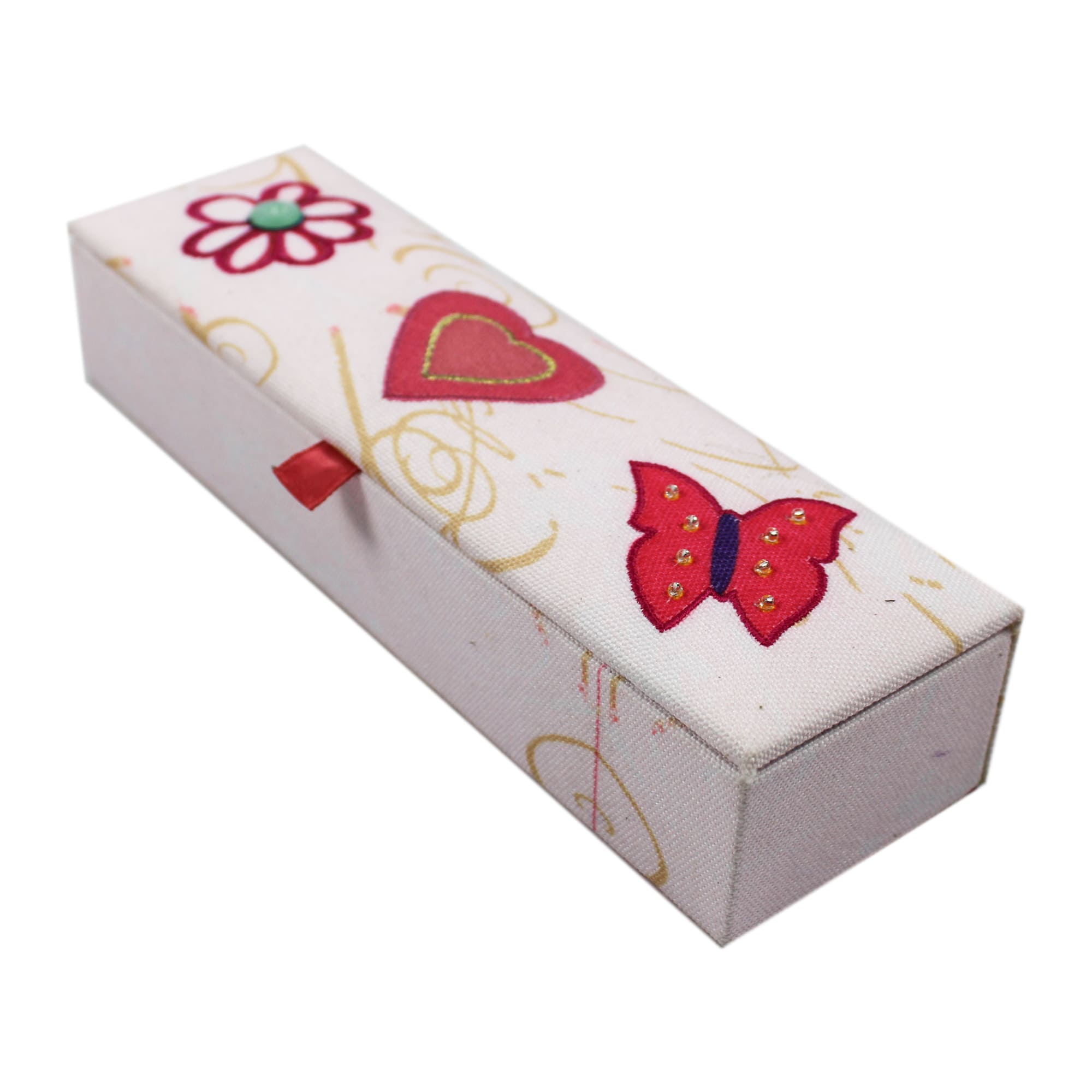 Embroidered Pencil Box for Kids