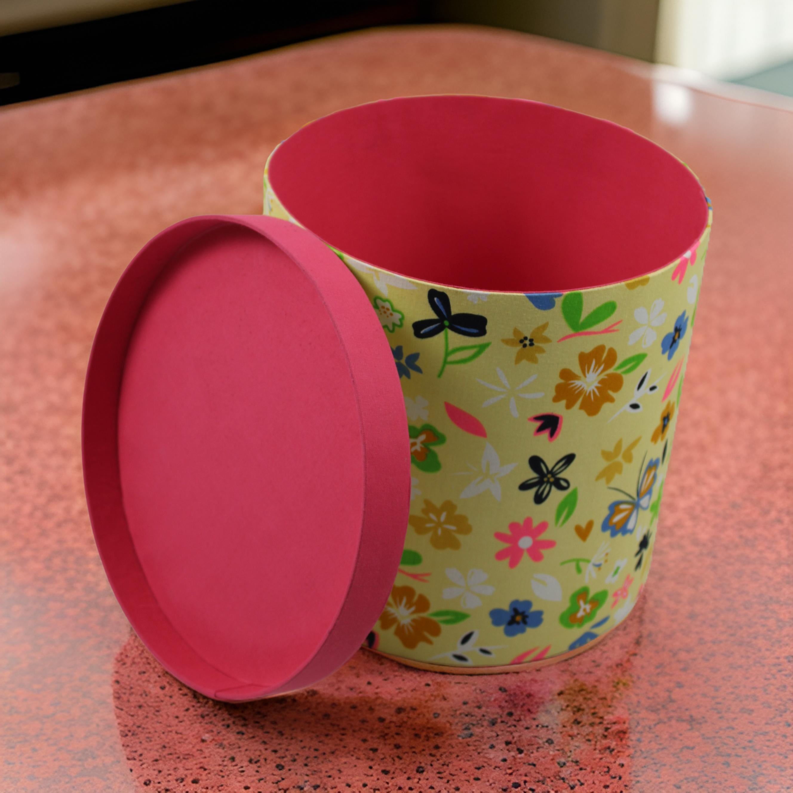 Floral Design Storage Basket