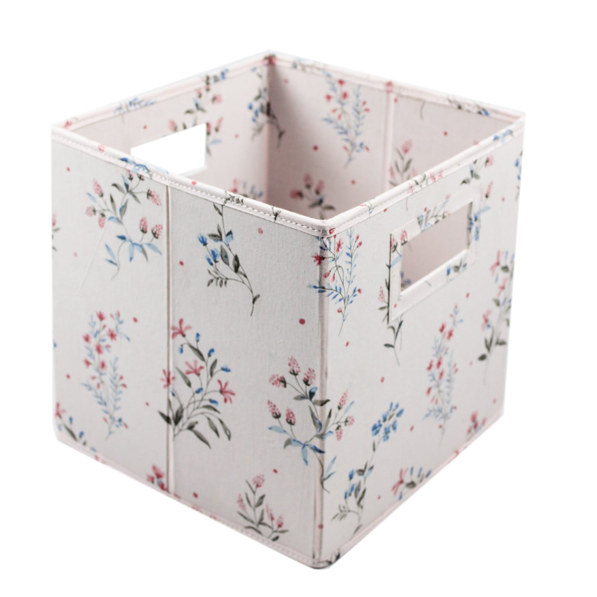Foldable Floral Design Storage Basket