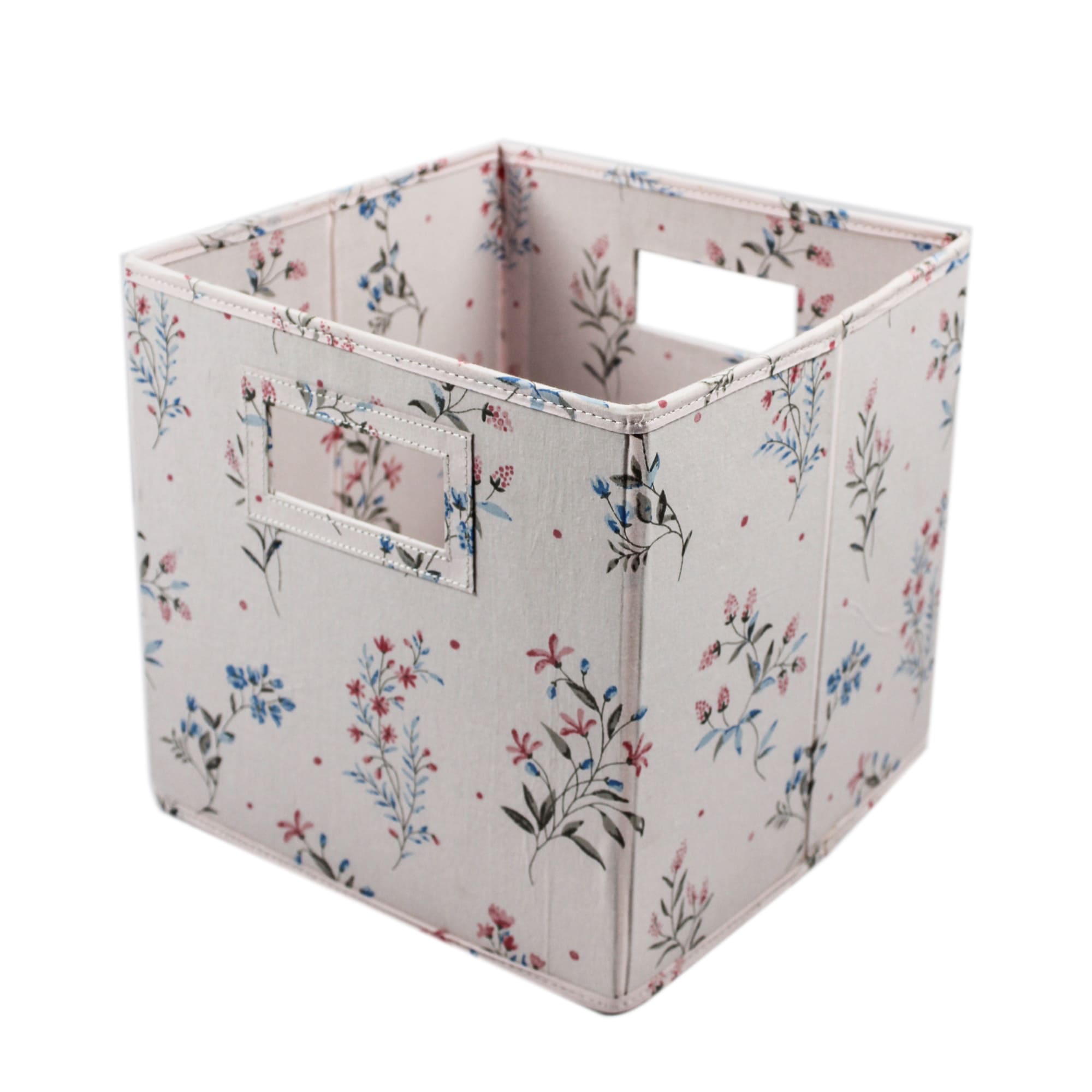 Foldable Floral Design Storage Basket