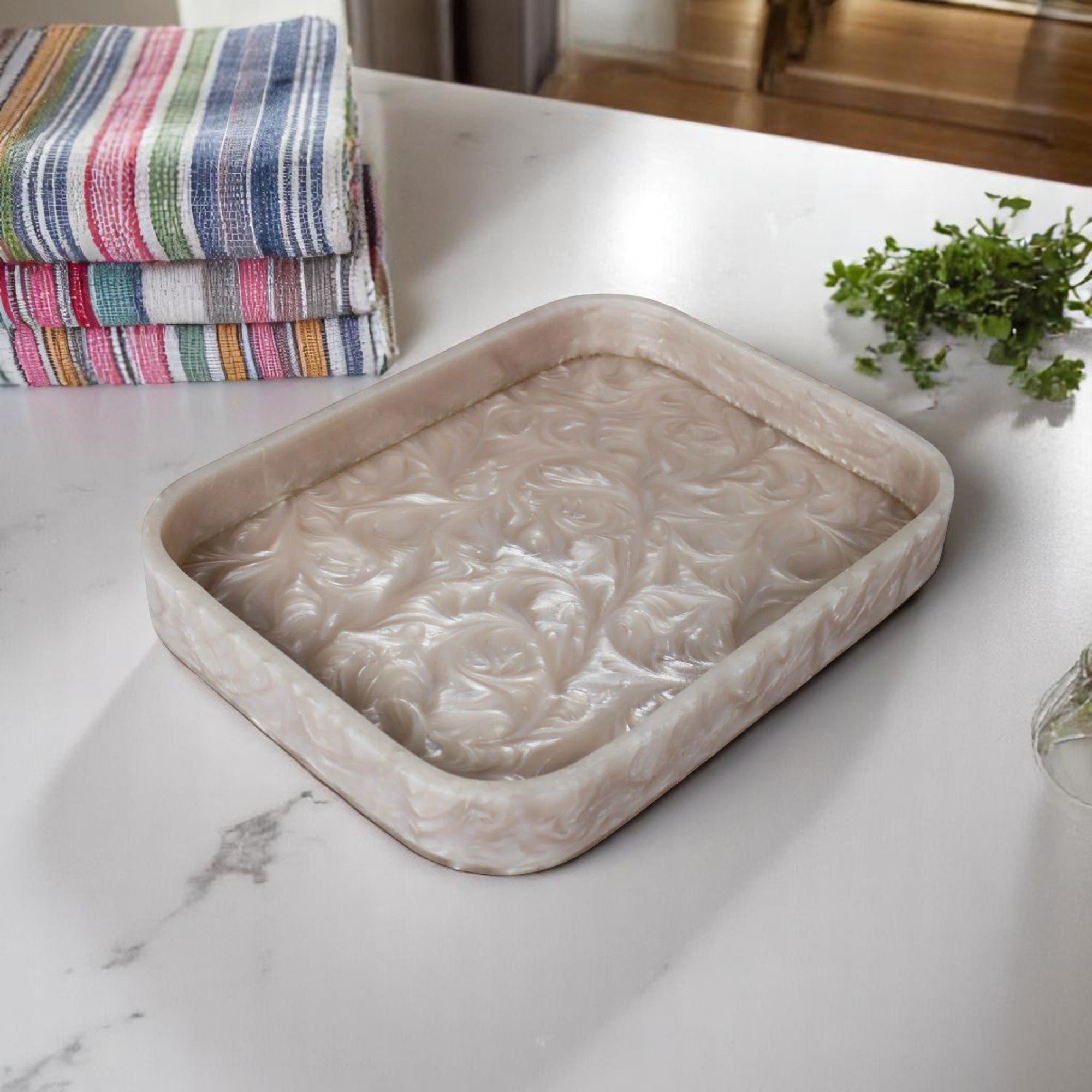 Multipurpose Decorative Resin Trays