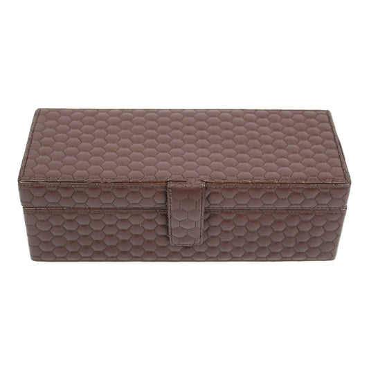 Brown Leatherite Storage Box