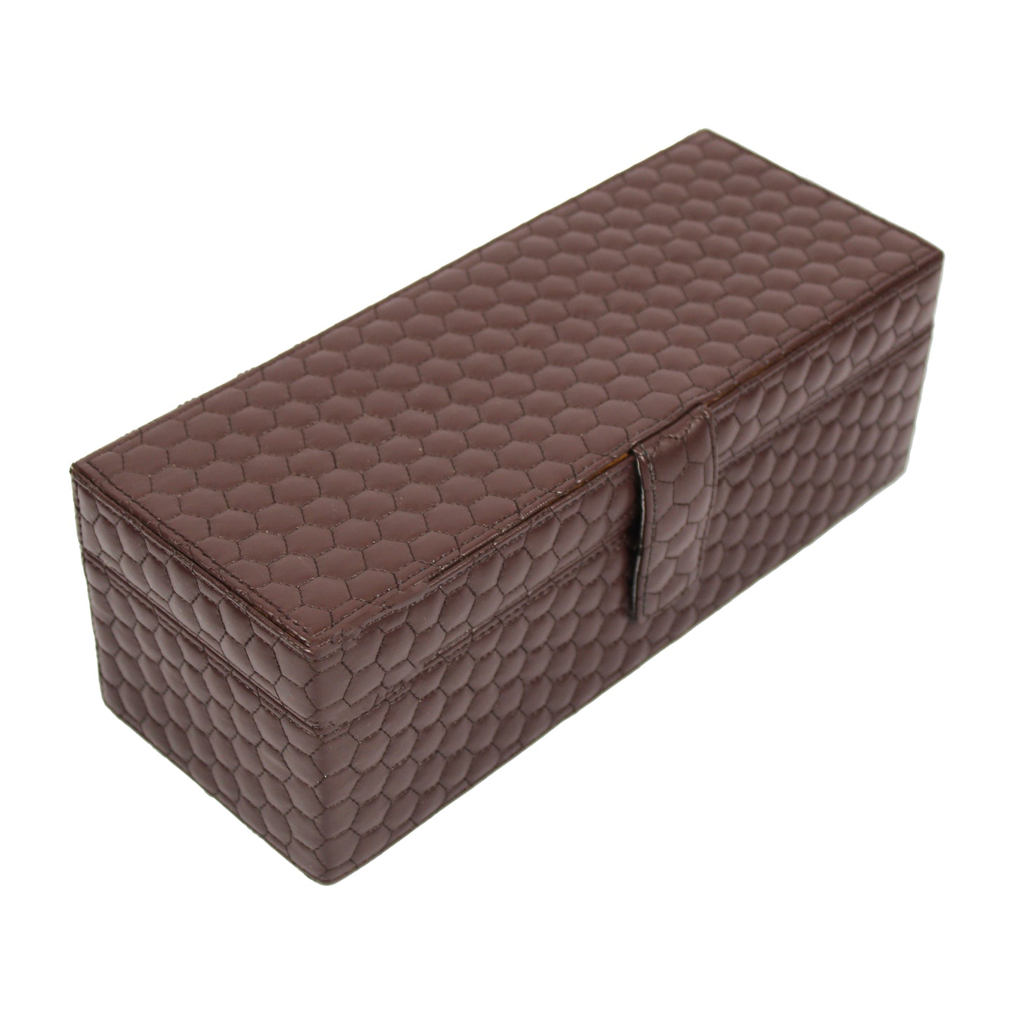 Brown Leatherite Storage Box