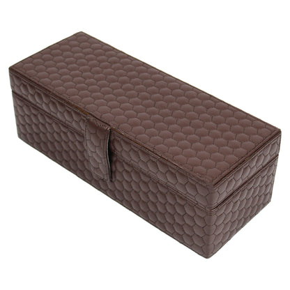 Brown Leatherite Storage Box