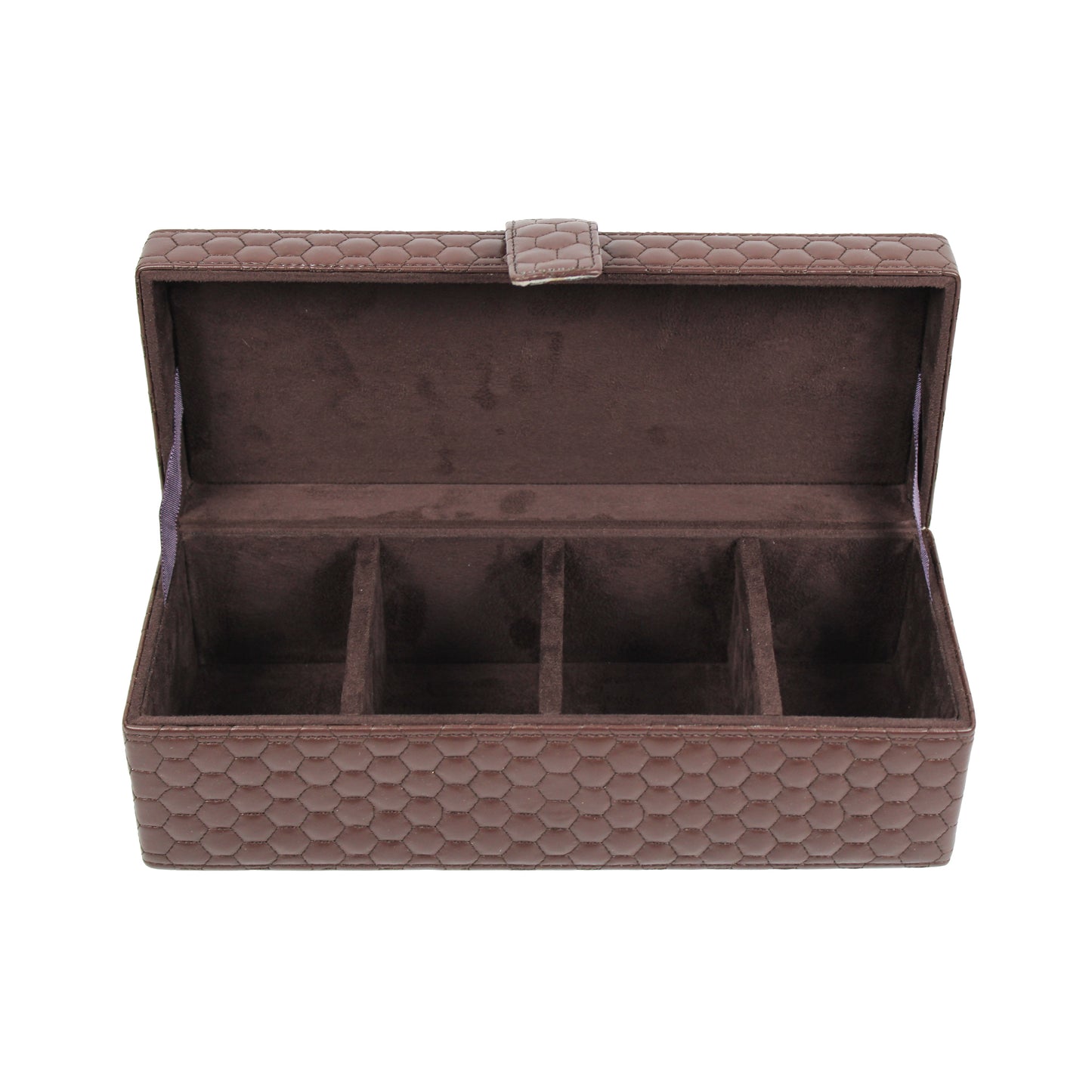 Brown Leatherite Storage Box