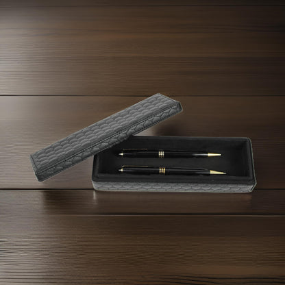 Black Leatherite Pen Box