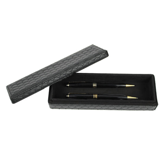 Black Leatherite Pen Box