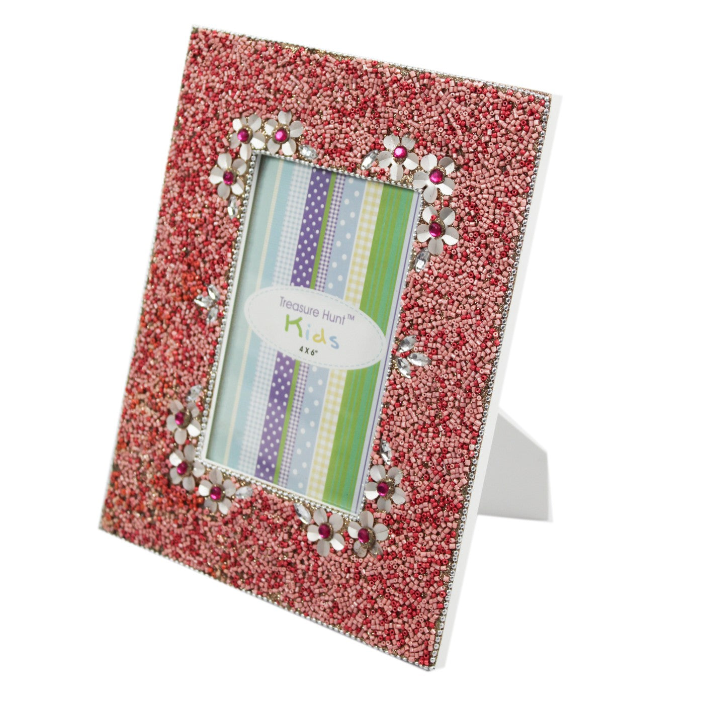 Multicolor Beaded Photo Frame for Kids