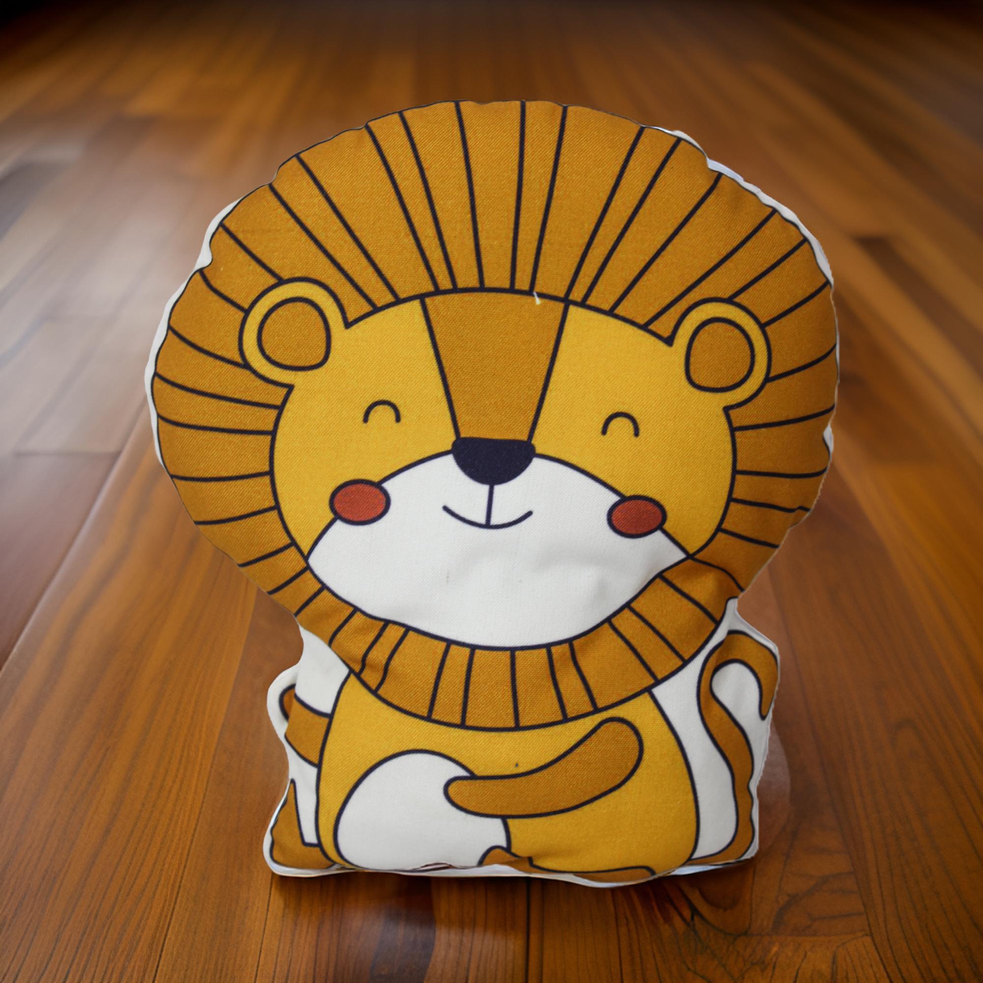 Lion Printed Cushion
