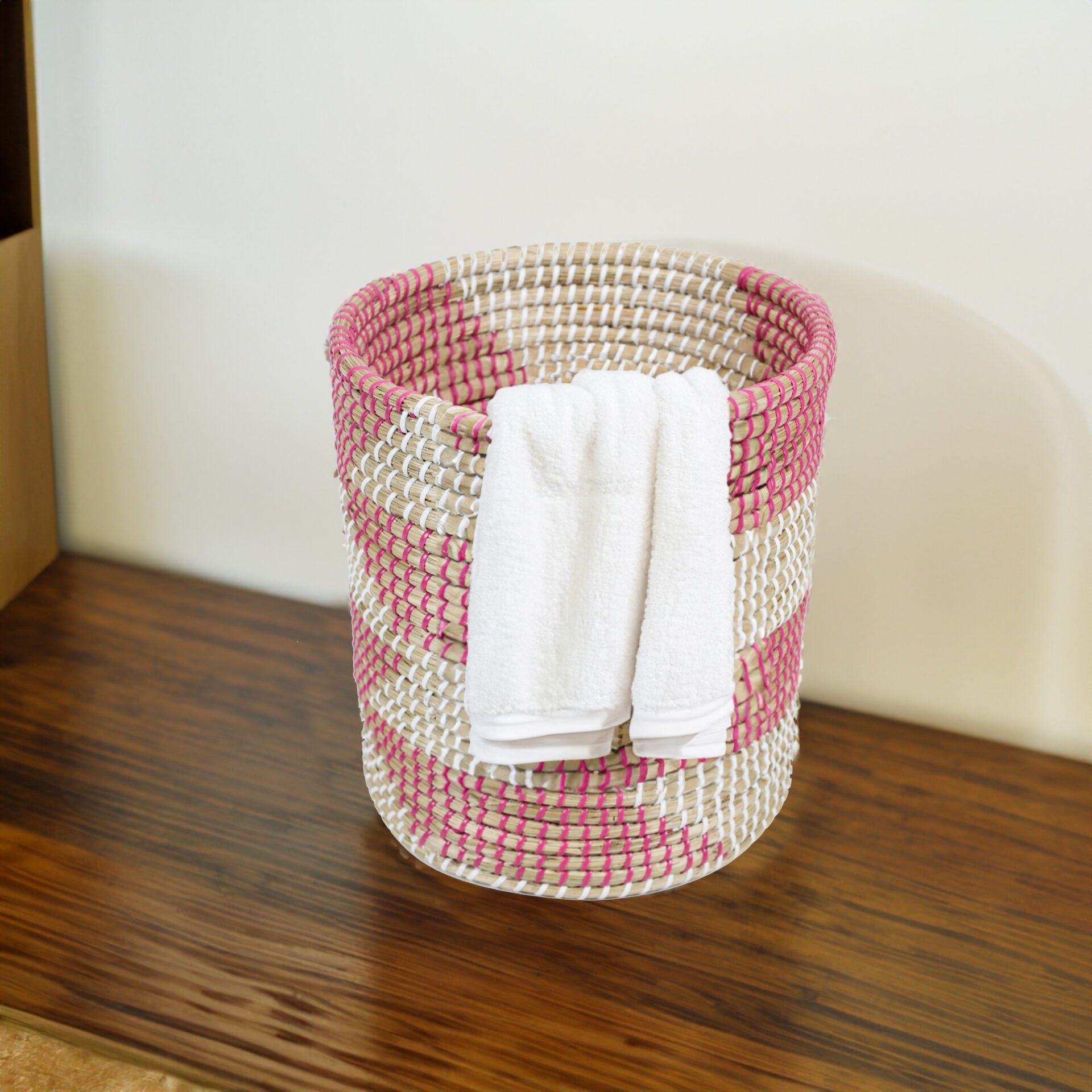 Sea Grass Round Shaped Multipurpose Basket