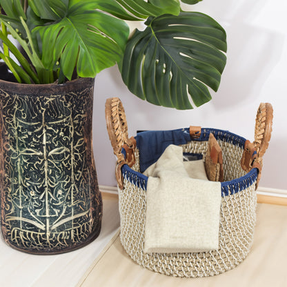 Multipurpose Round Shape Jute Basket